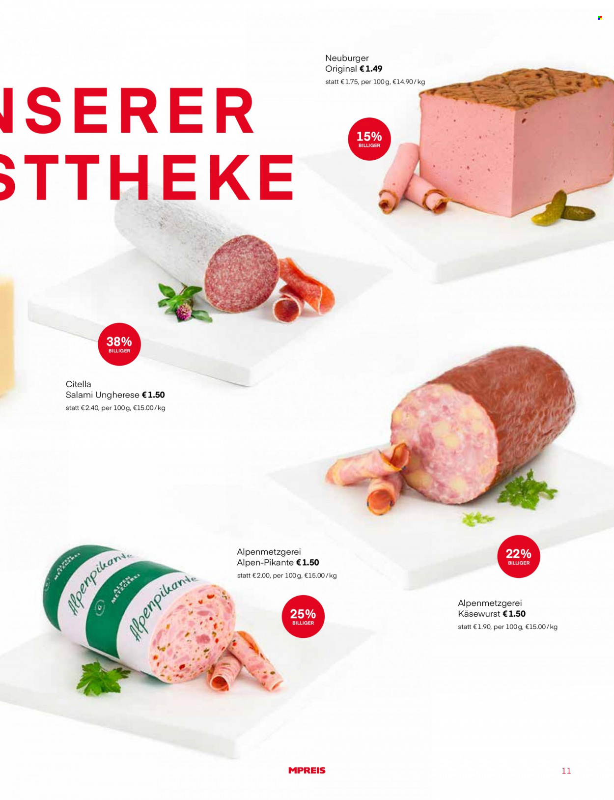 Angebote MPREIS - 15.11.2021 - 21.11.2021. Seite 11