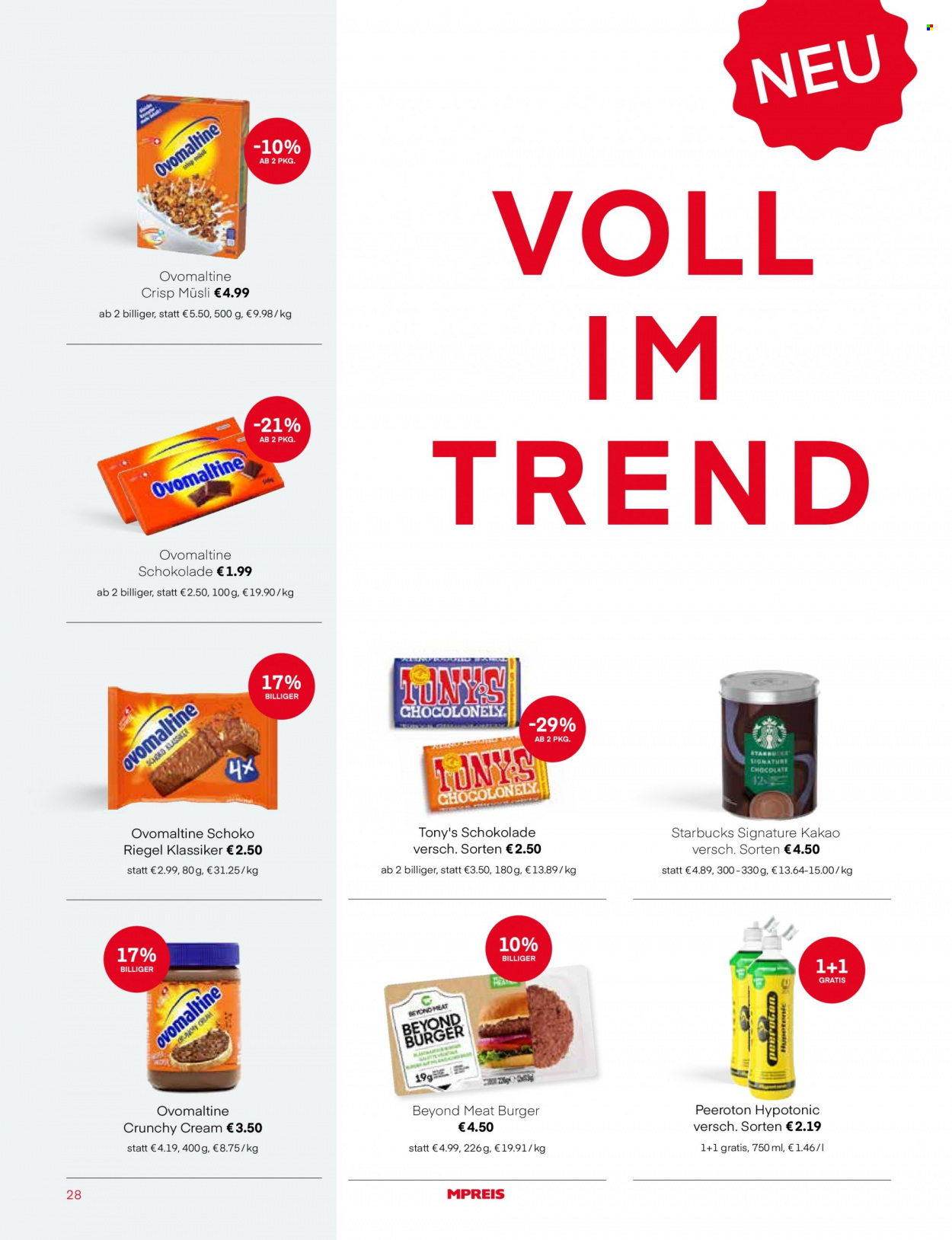 Angebote MPREIS - 15.11.2021 - 21.11.2021. Seite 28