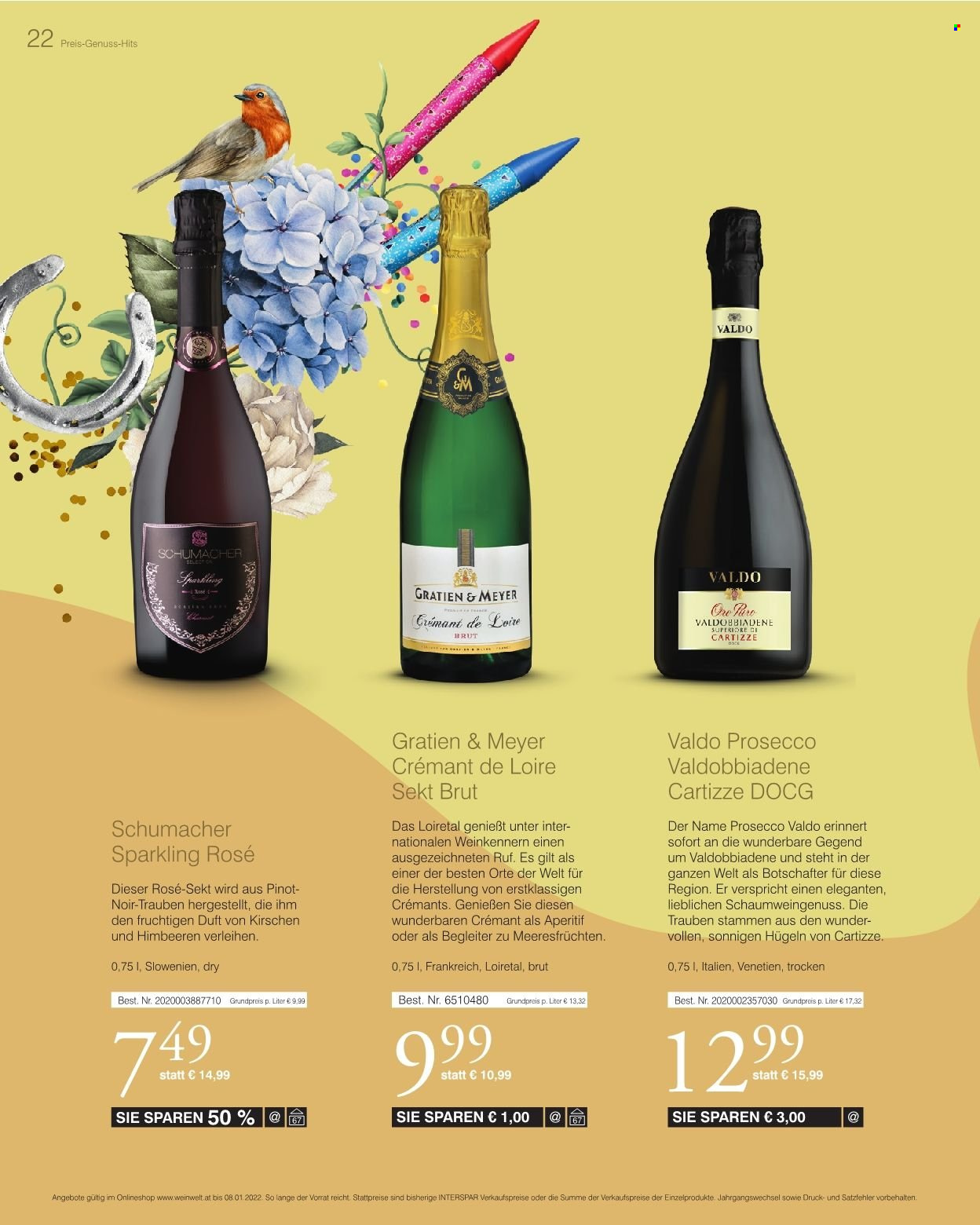 Angebote INTERSPAR - 13.11.2021 - 8.1.2022. Seite 22