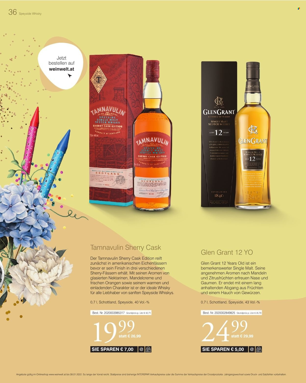 Angebote INTERSPAR - 13.11.2021 - 8.1.2022. Seite 36