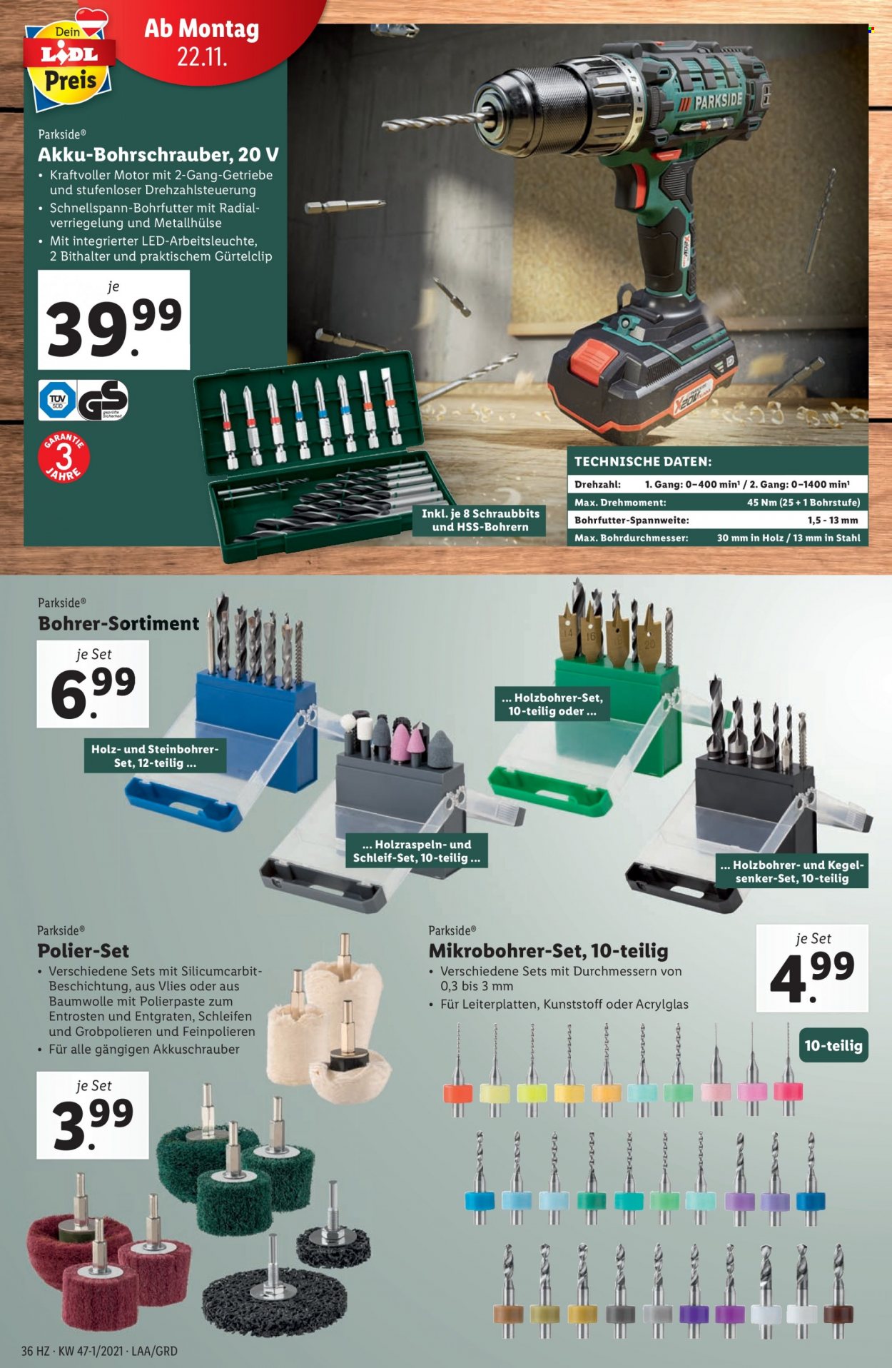 Angebote Lidl - 18.11.2021 - 24.11.2021. Seite 36