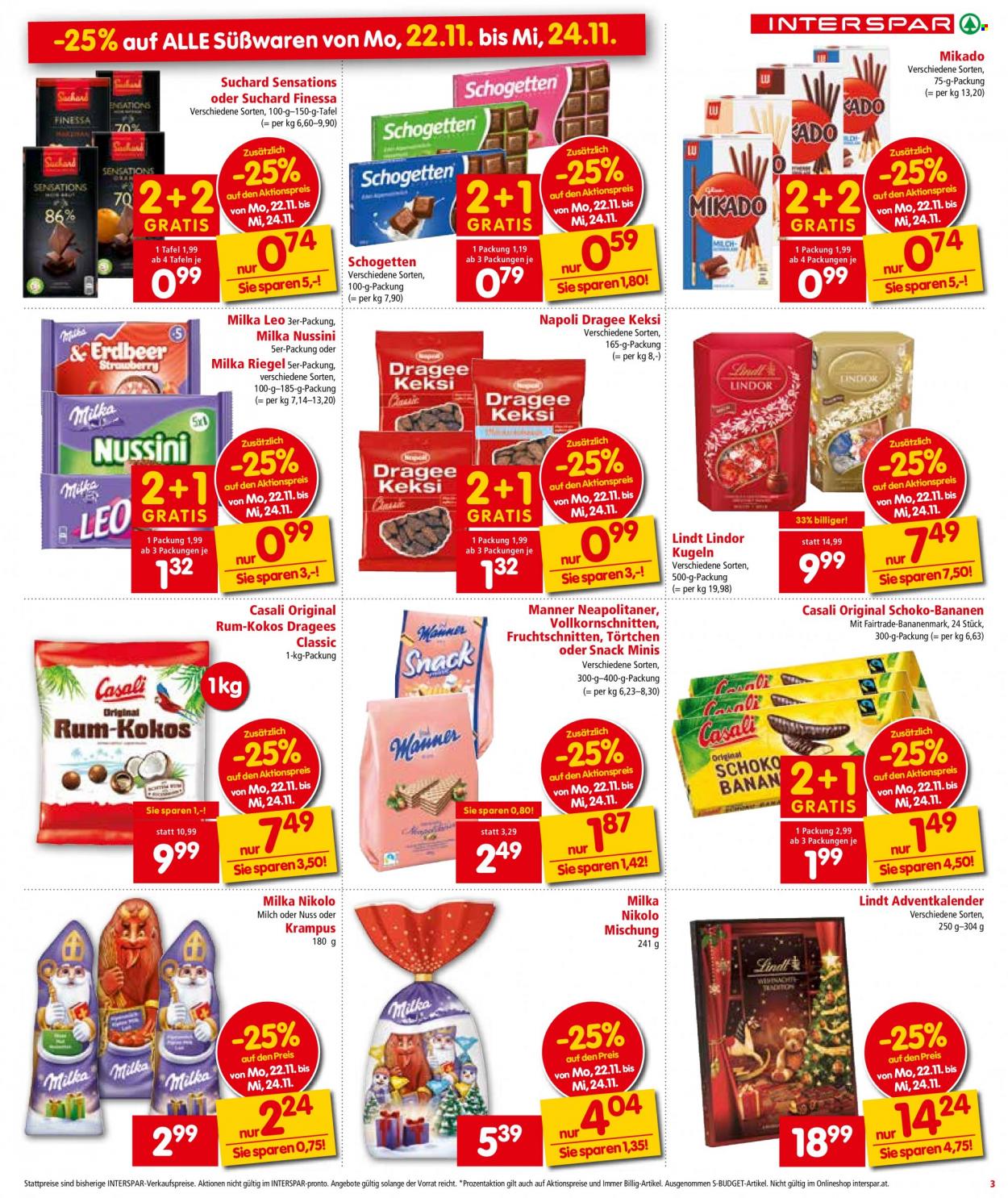 Angebote INTERSPAR - 18.11.2021 - 1.12.2021. Seite 3