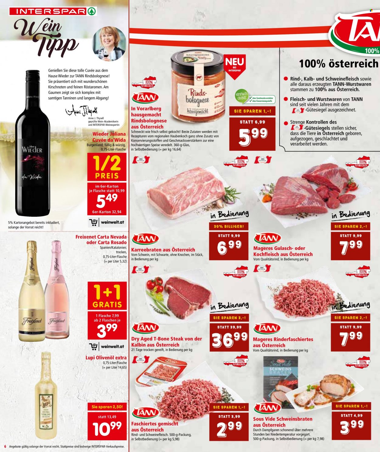 Angebote INTERSPAR - 18.11.2021 - 1.12.2021. Seite 6