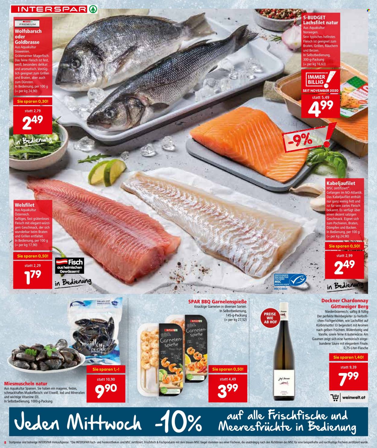 Angebote INTERSPAR - 18.11.2021 - 1.12.2021. Seite 8