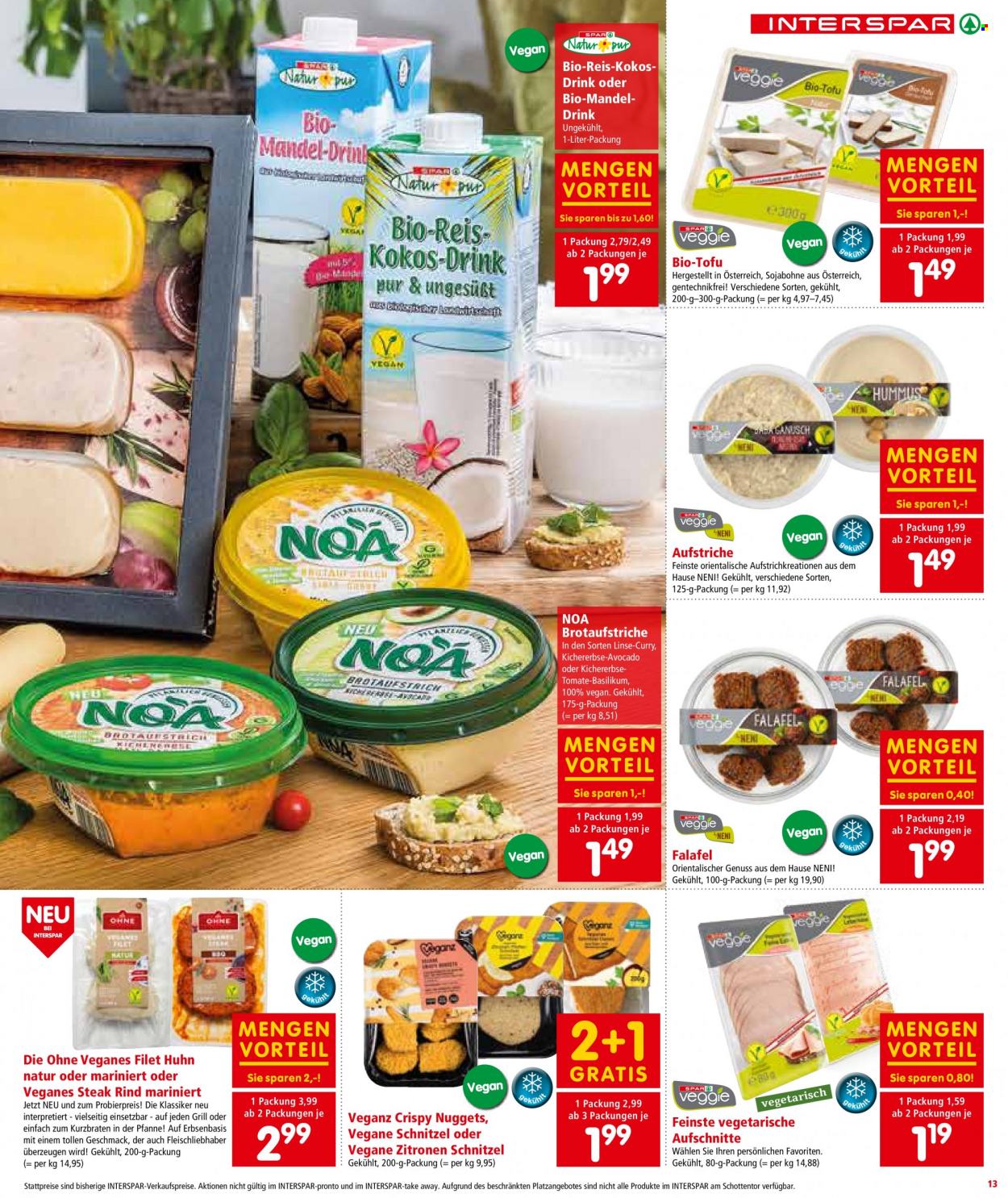 Angebote INTERSPAR - 18.11.2021 - 1.12.2021. Seite 13