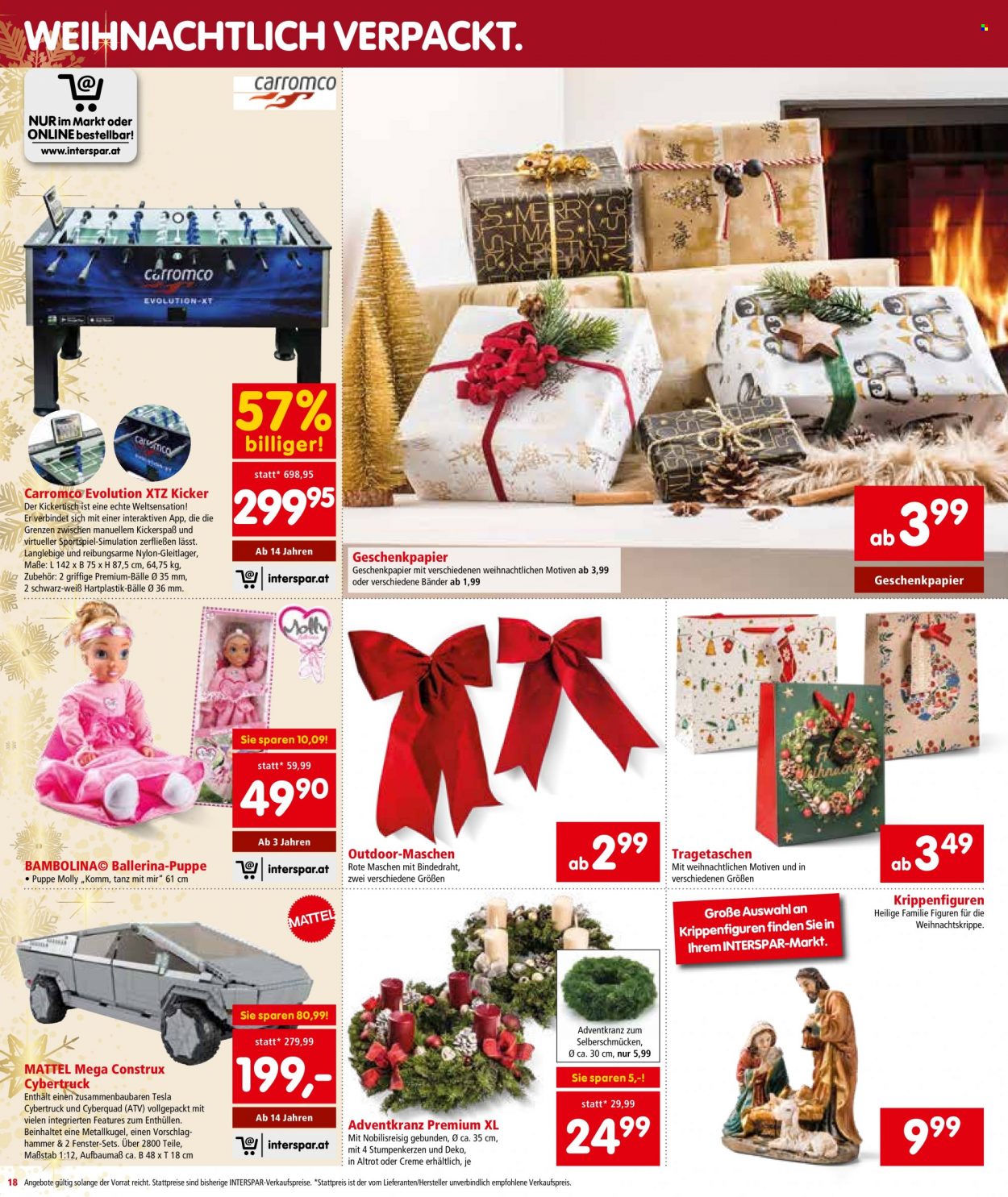 Angebote INTERSPAR - 18.11.2021 - 1.12.2021. Seite 18
