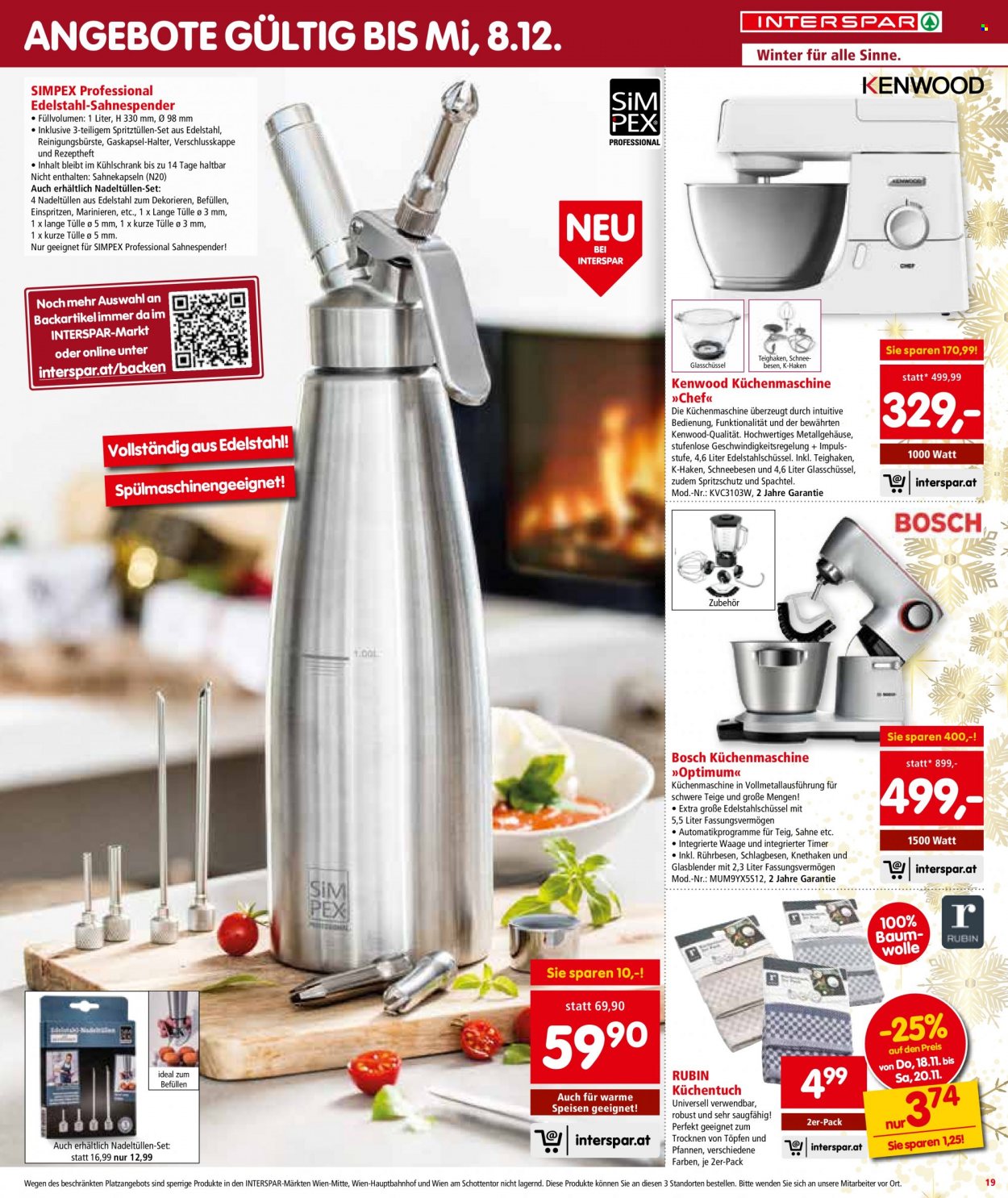 Angebote INTERSPAR - 18.11.2021 - 1.12.2021. Seite 19