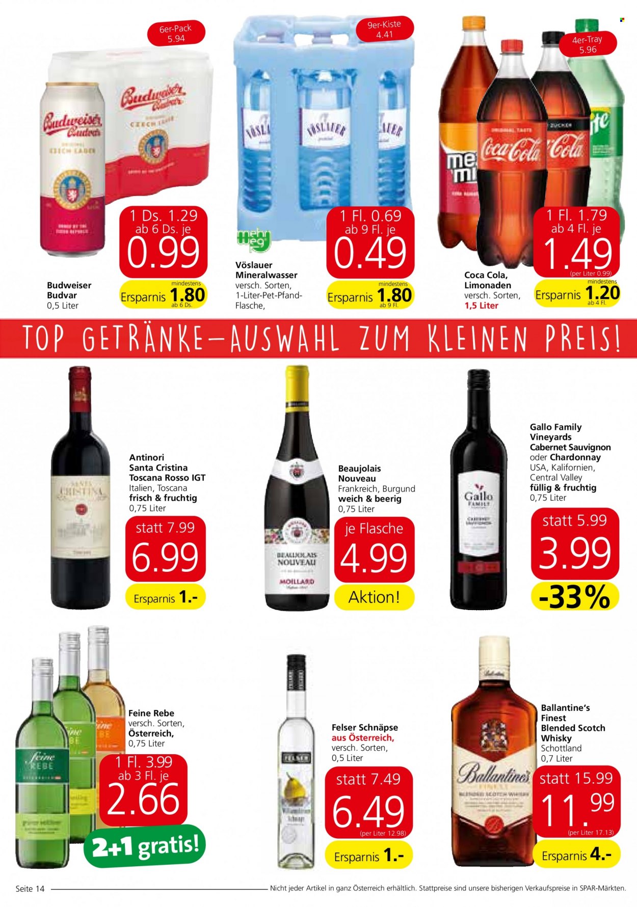 Angebote SPAR - 18.11.2021 - 1.12.2021. Seite 14