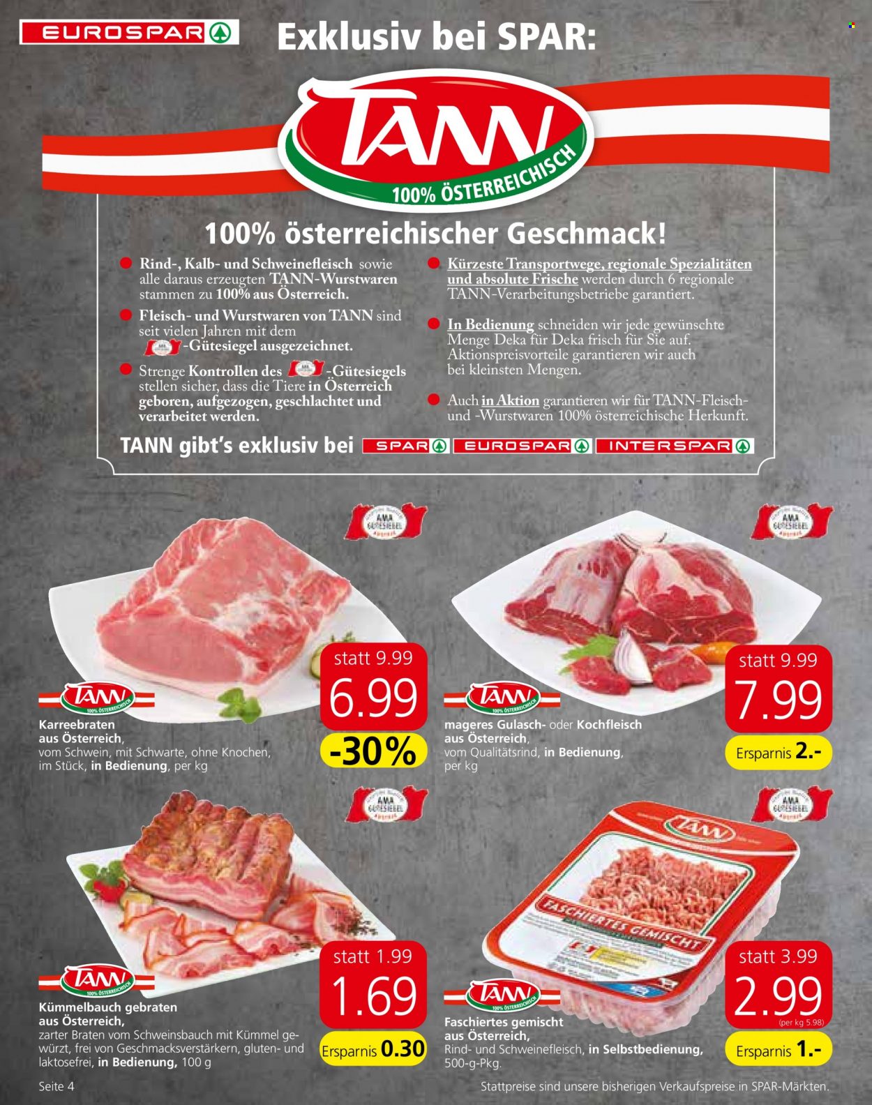 Angebote EUROSPAR - 18.11.2021 - 1.12.2021. Seite 4