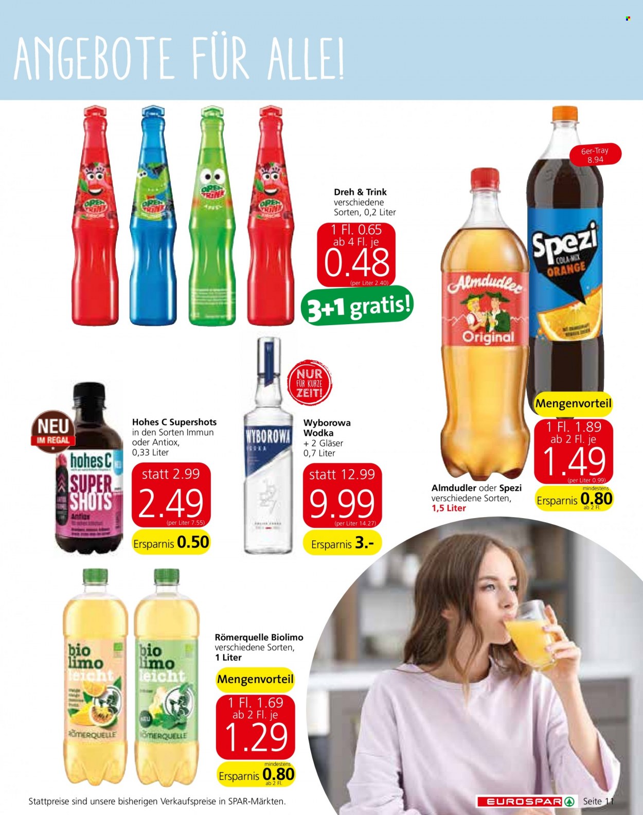 Angebote EUROSPAR - 18.11.2021 - 1.12.2021. Seite 11