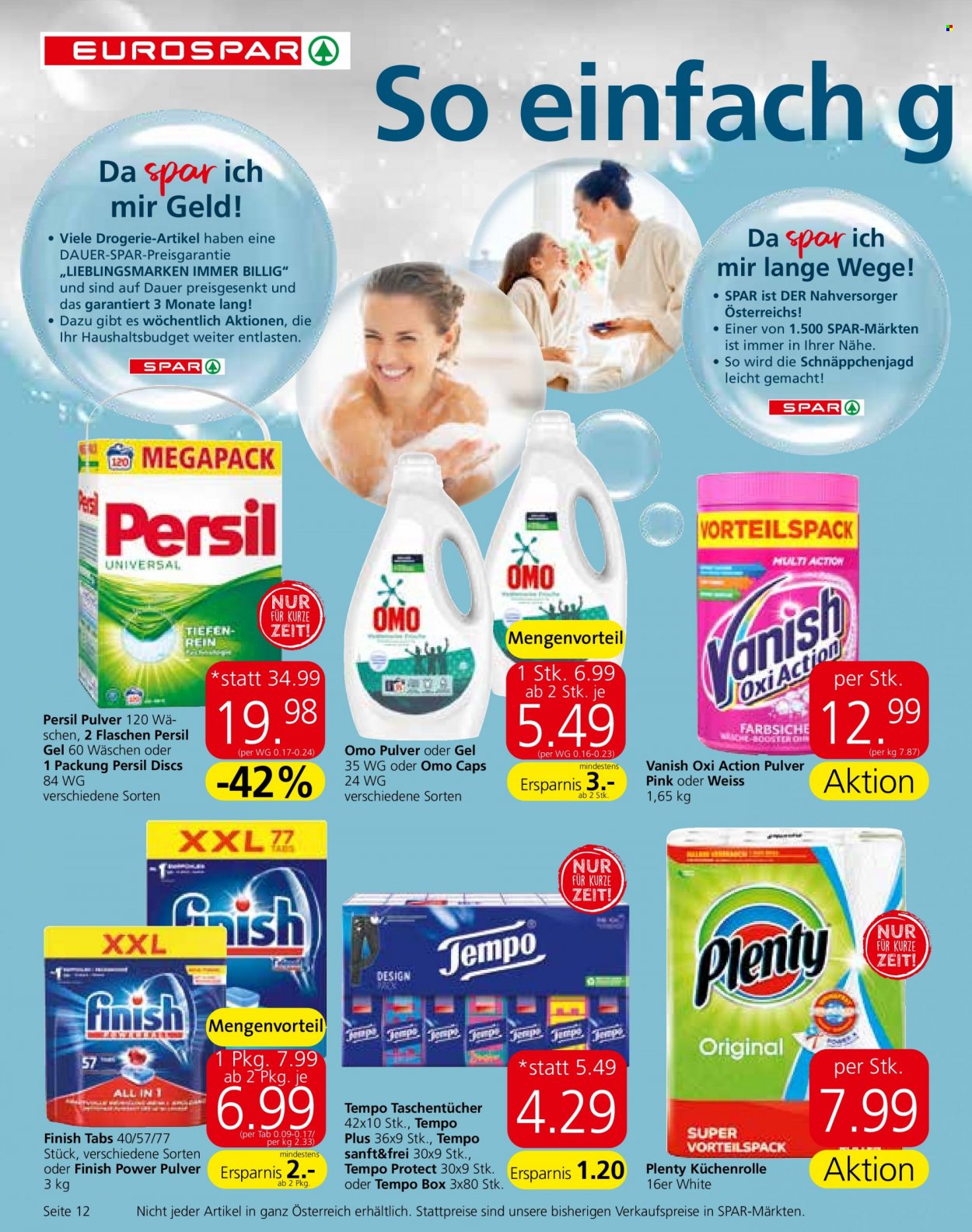 Angebote EUROSPAR - 18.11.2021 - 1.12.2021. Seite 12