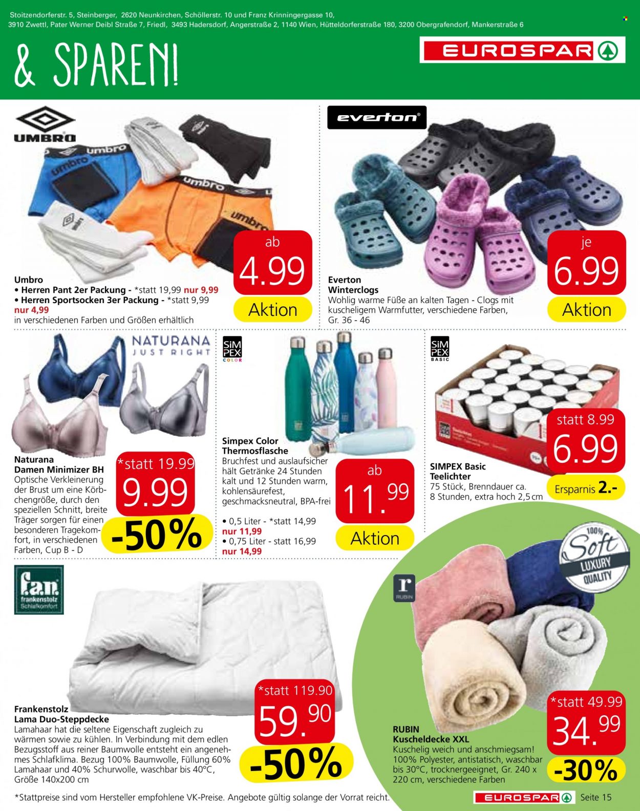 Angebote EUROSPAR - 18.11.2021 - 1.12.2021. Seite 15