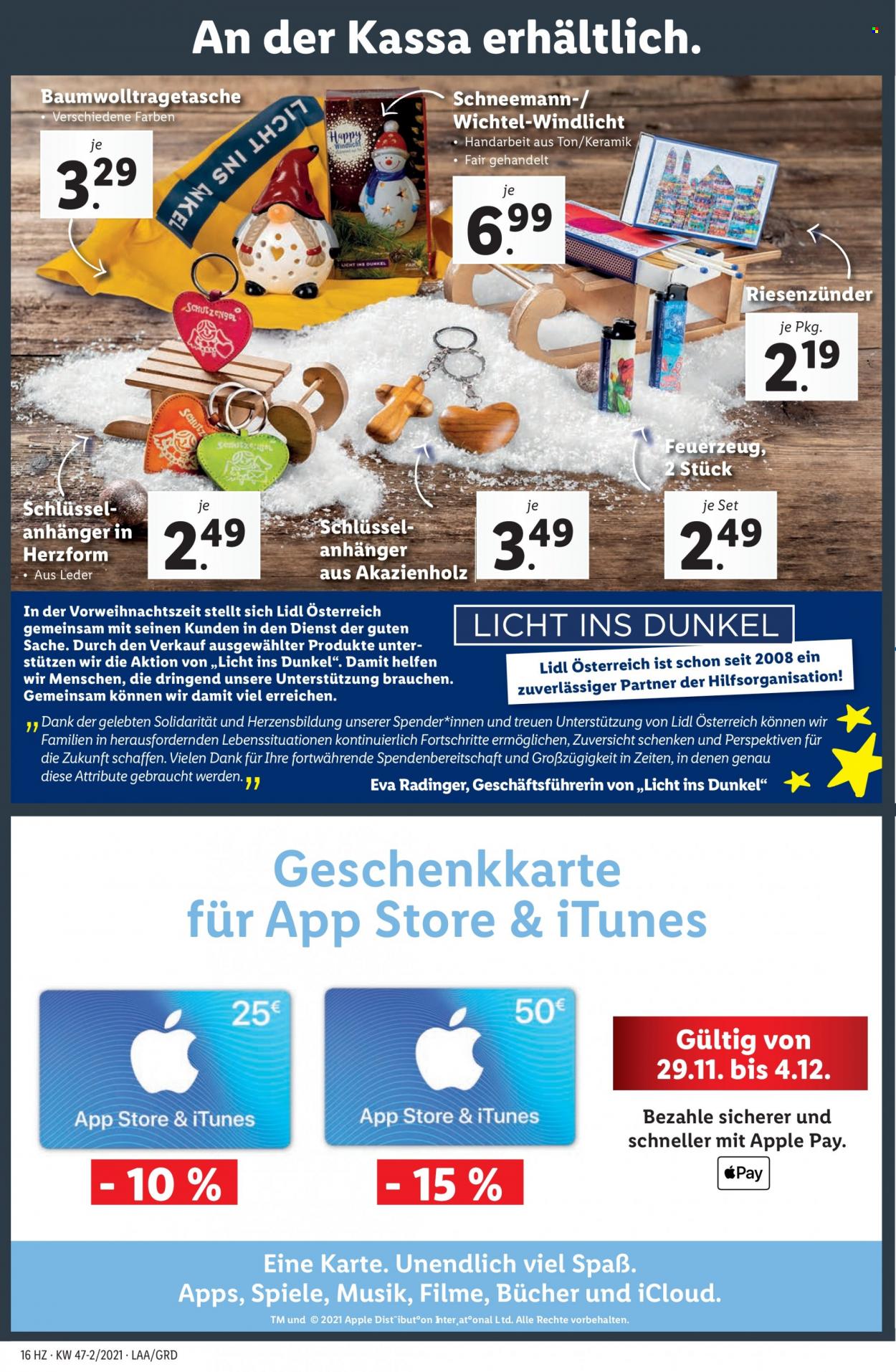 Angebote Lidl - 25.11.2021 - 1.12.2021. Seite 16