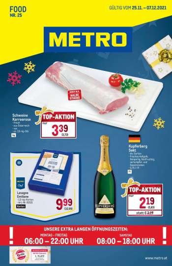 Angebote Metro - 25.11.2021 - 7.12.2021.