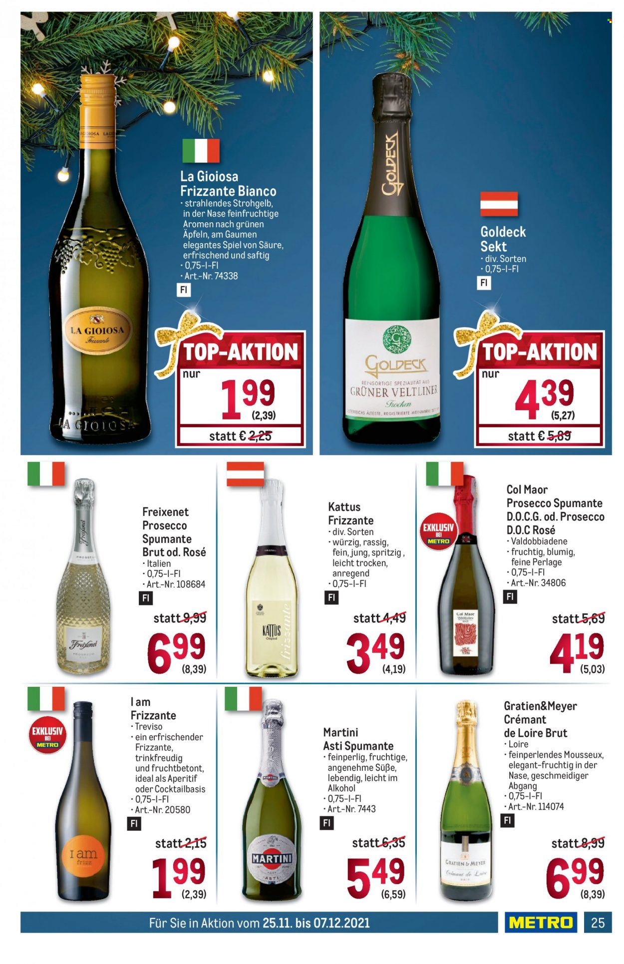 Angebote Metro - 25.11.2021 - 7.12.2021. Seite 25
