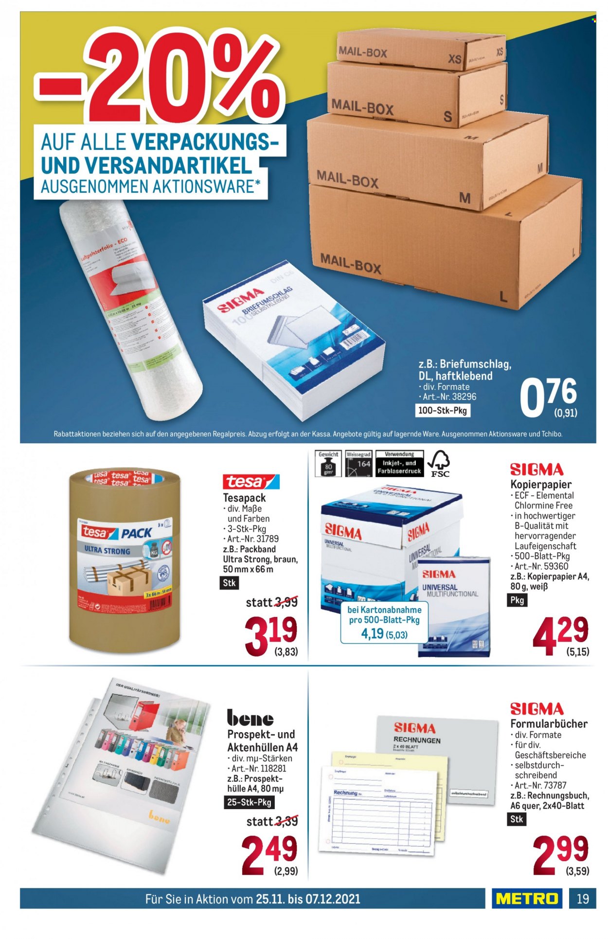 Angebote Metro - 25.11.2021 - 7.12.2021. Seite 19
