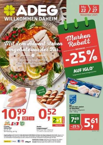 Angebote ADEG - 22.11.2021 - 27.11.2021.