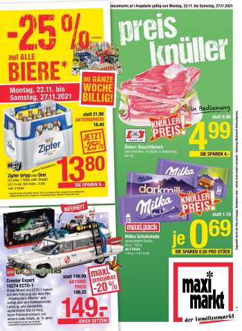 Angebote Maximarkt - 22.11.2021 - 27.11.2021.