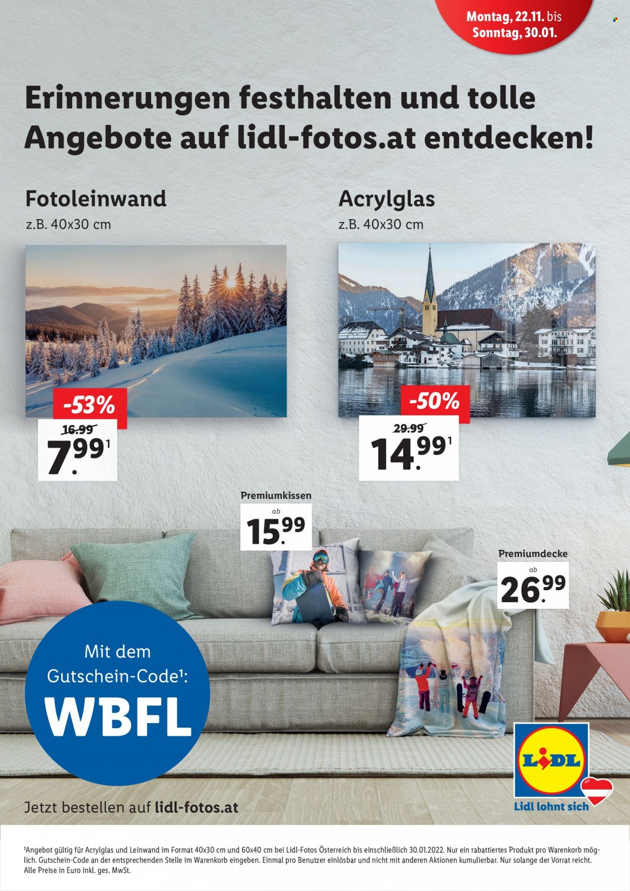 Angebote Lidl - 22.11.2021 - 30.1.2022. Seite 1