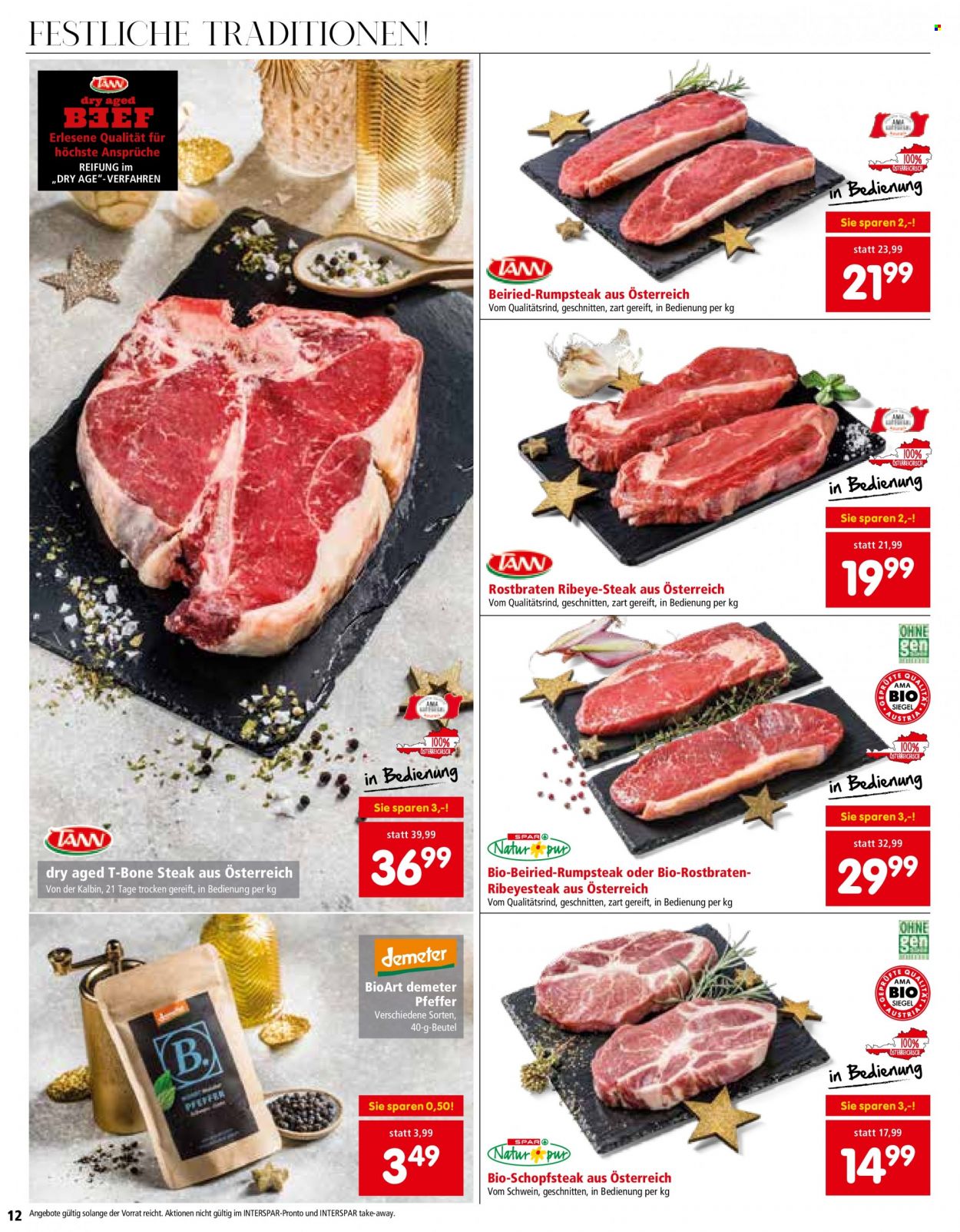 Angebote INTERSPAR - 25.11.2021 - 31.12.2021. Seite 12