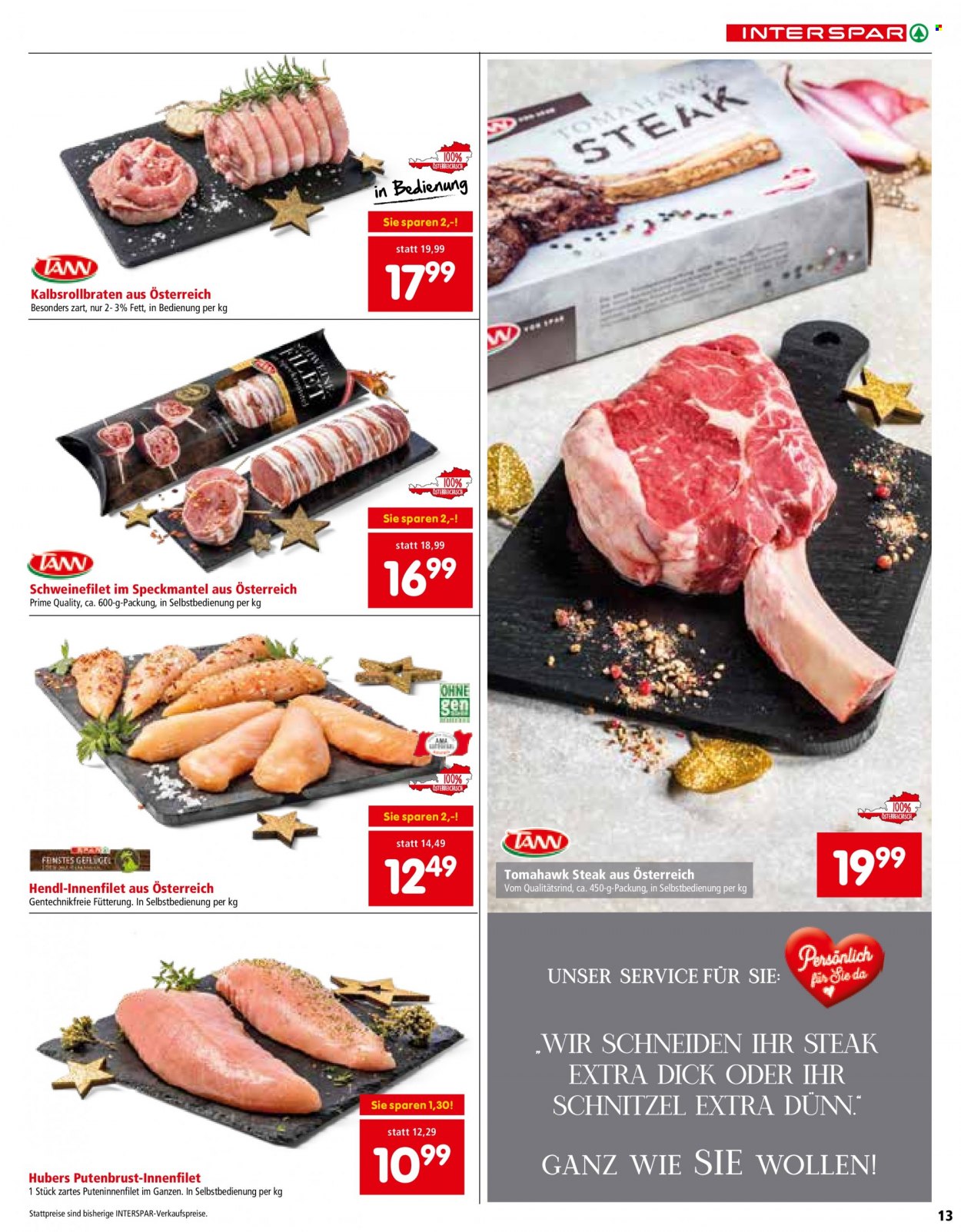 Angebote INTERSPAR - 25.11.2021 - 31.12.2021. Seite 13