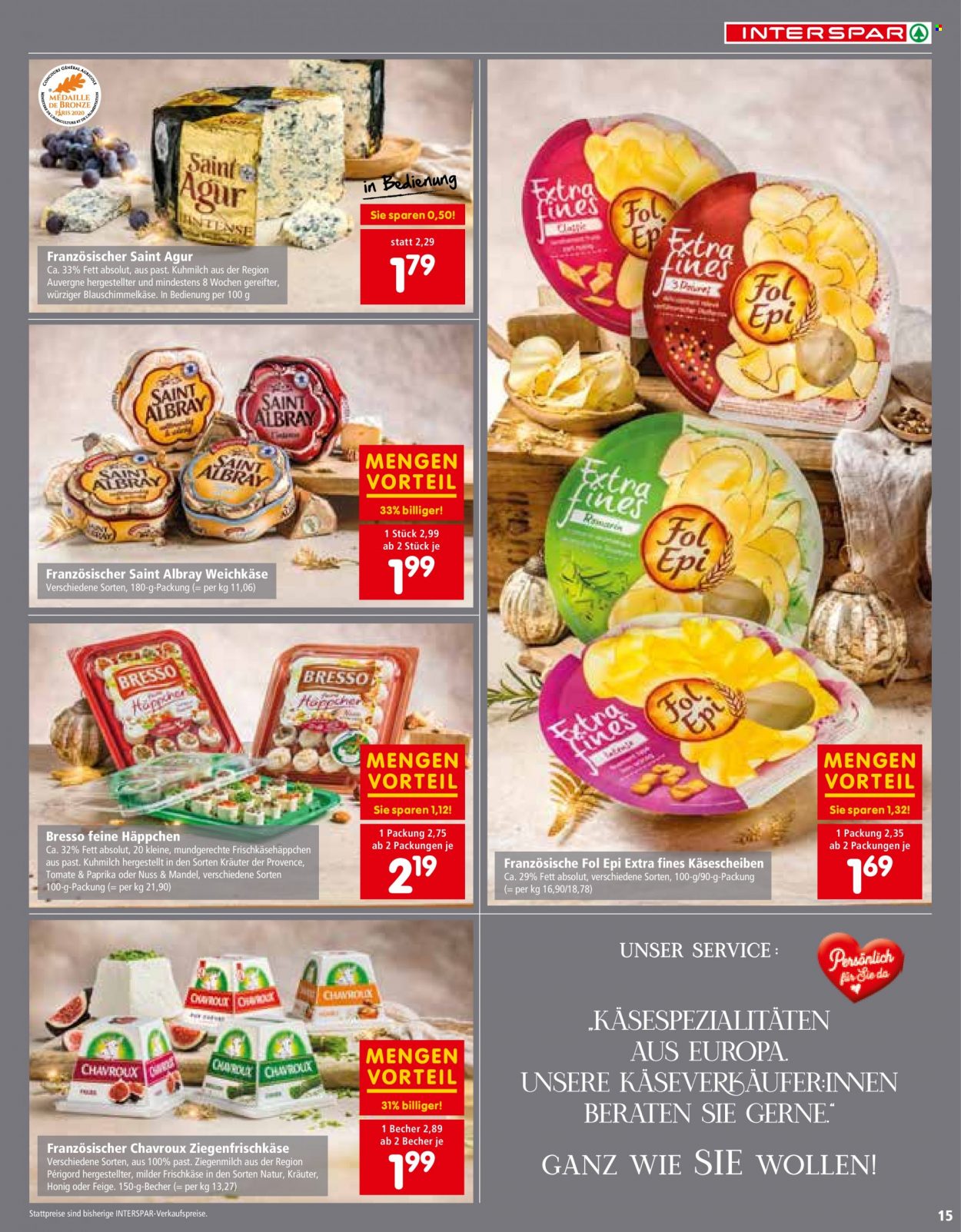 Angebote INTERSPAR - 25.11.2021 - 31.12.2021. Seite 15