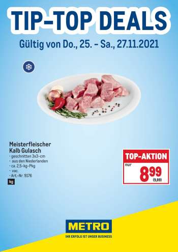 Angebote Metro - 25.11.2021 - 27.11.2021.