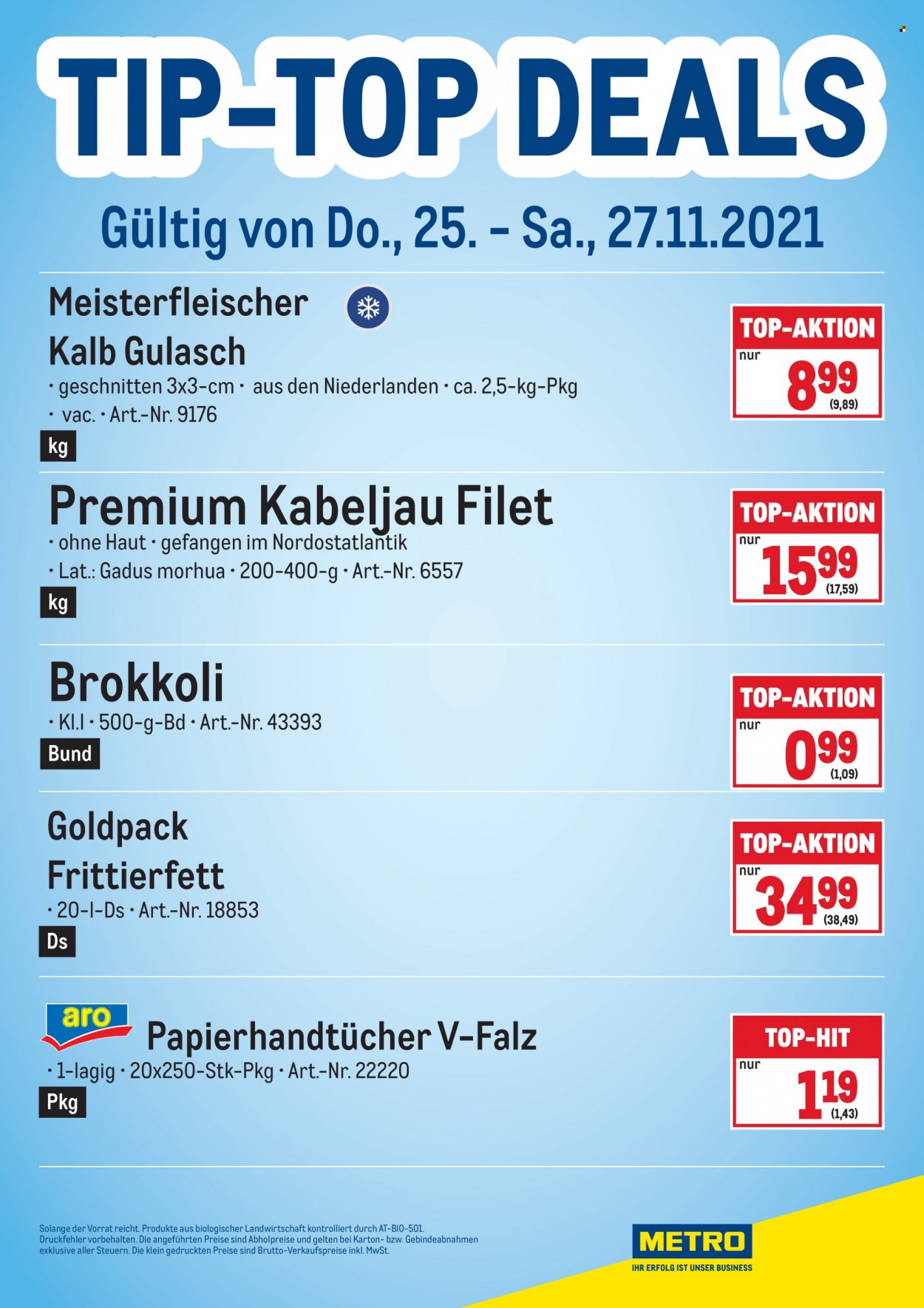Angebote Metro - 25.11.2021 - 27.11.2021. Seite 6