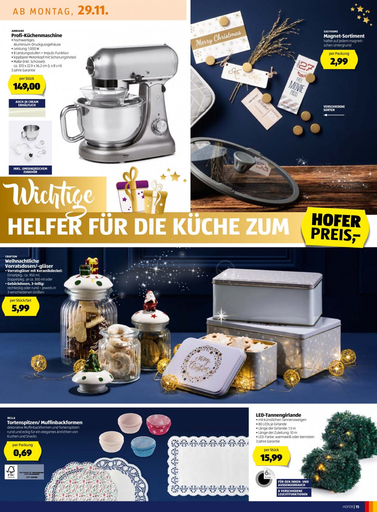 Angebote Hofer - 26.11.2021 - 2.12.2021. Seite 15