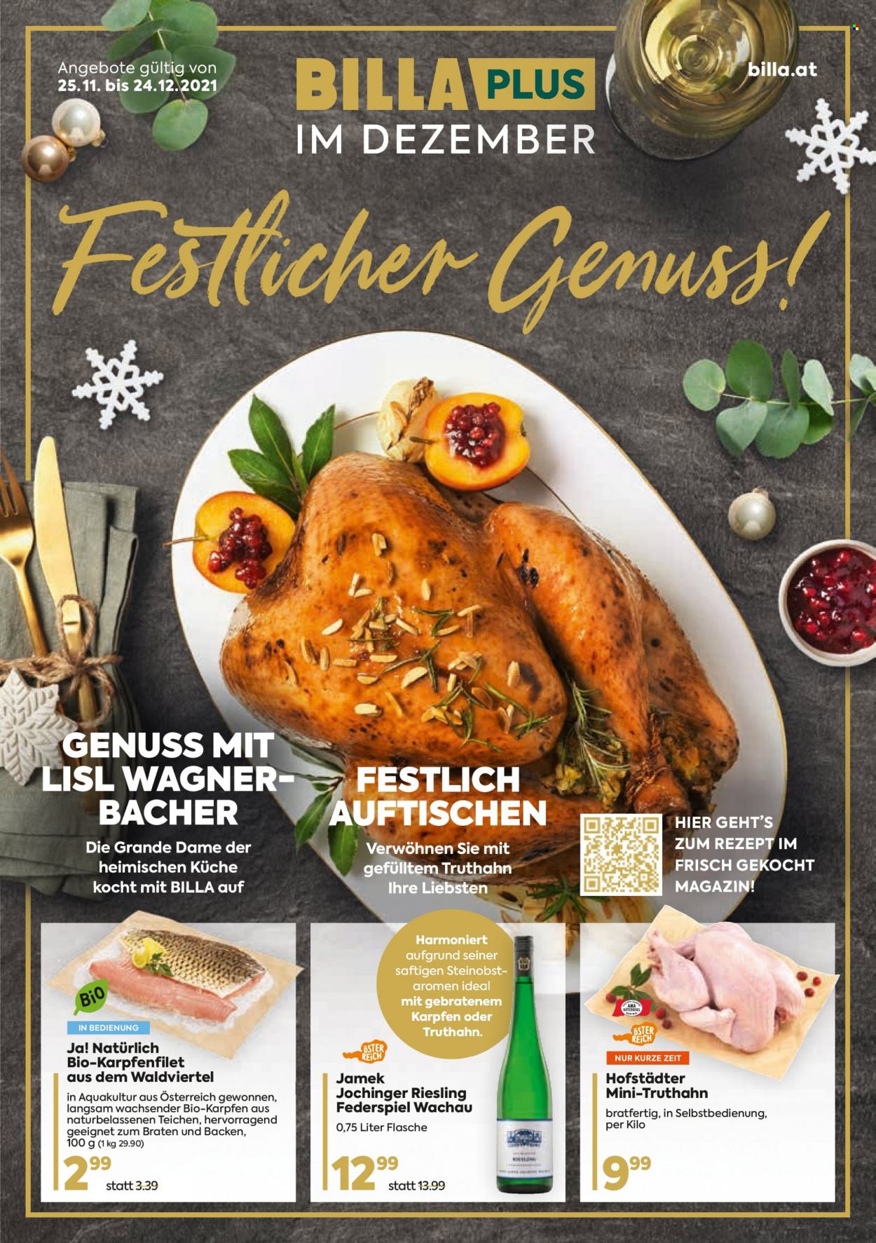Angebote Billa - 25.11.2021 - 24.12.2021. Seite 1