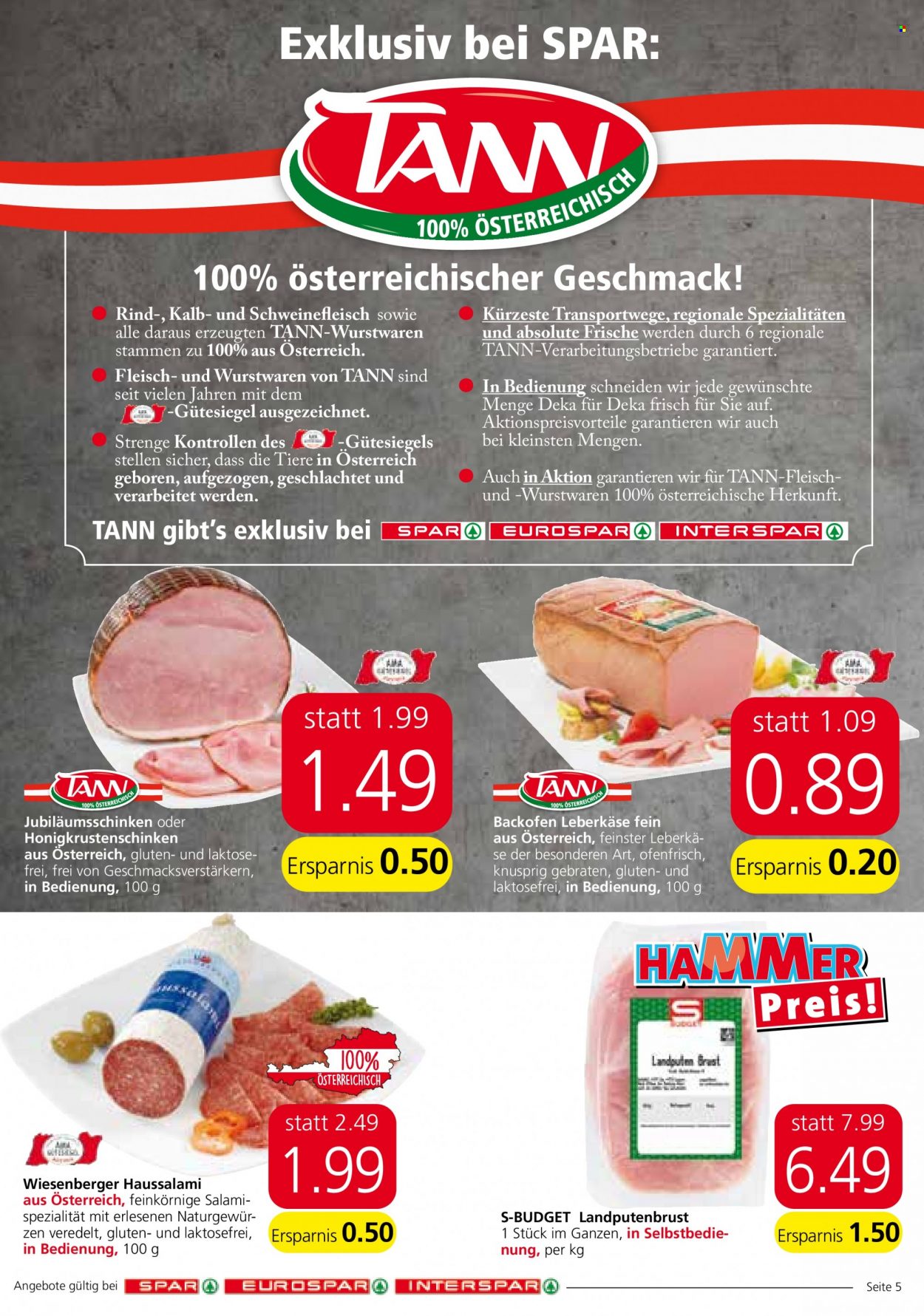 Angebote INTERSPAR - 25.11.2021 - 1.12.2021. Seite 5