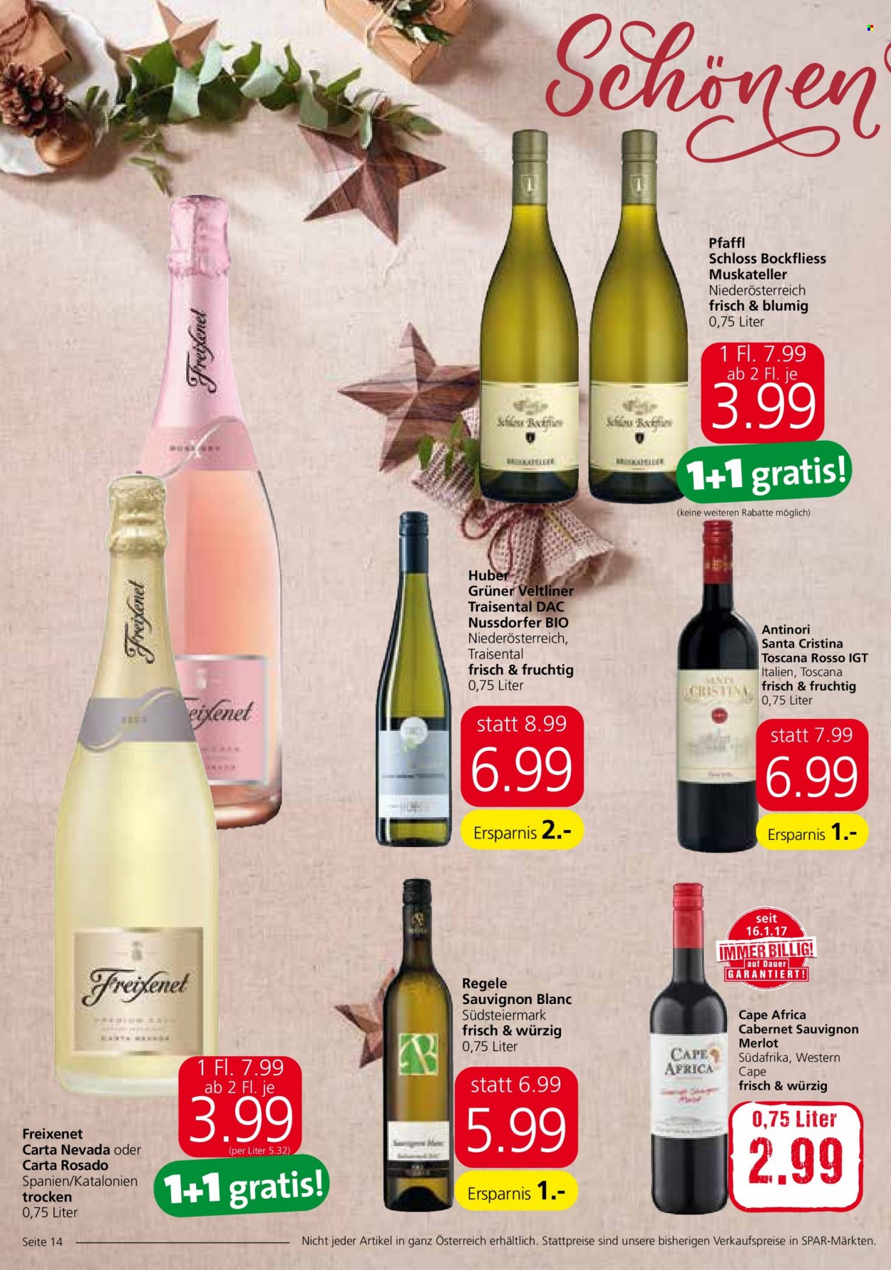 Angebote INTERSPAR - 25.11.2021 - 1.12.2021. Seite 14
