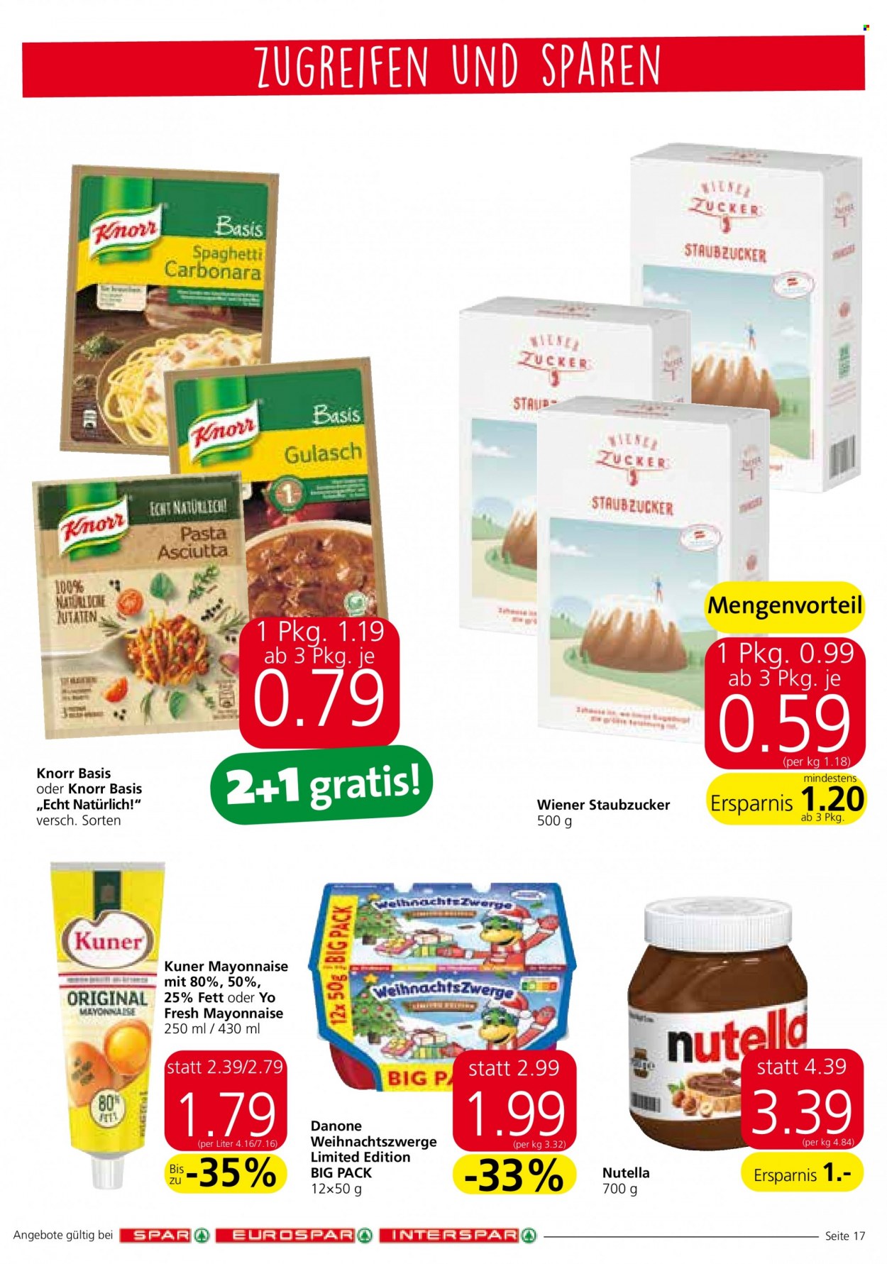 Angebote INTERSPAR - 25.11.2021 - 1.12.2021. Seite 17
