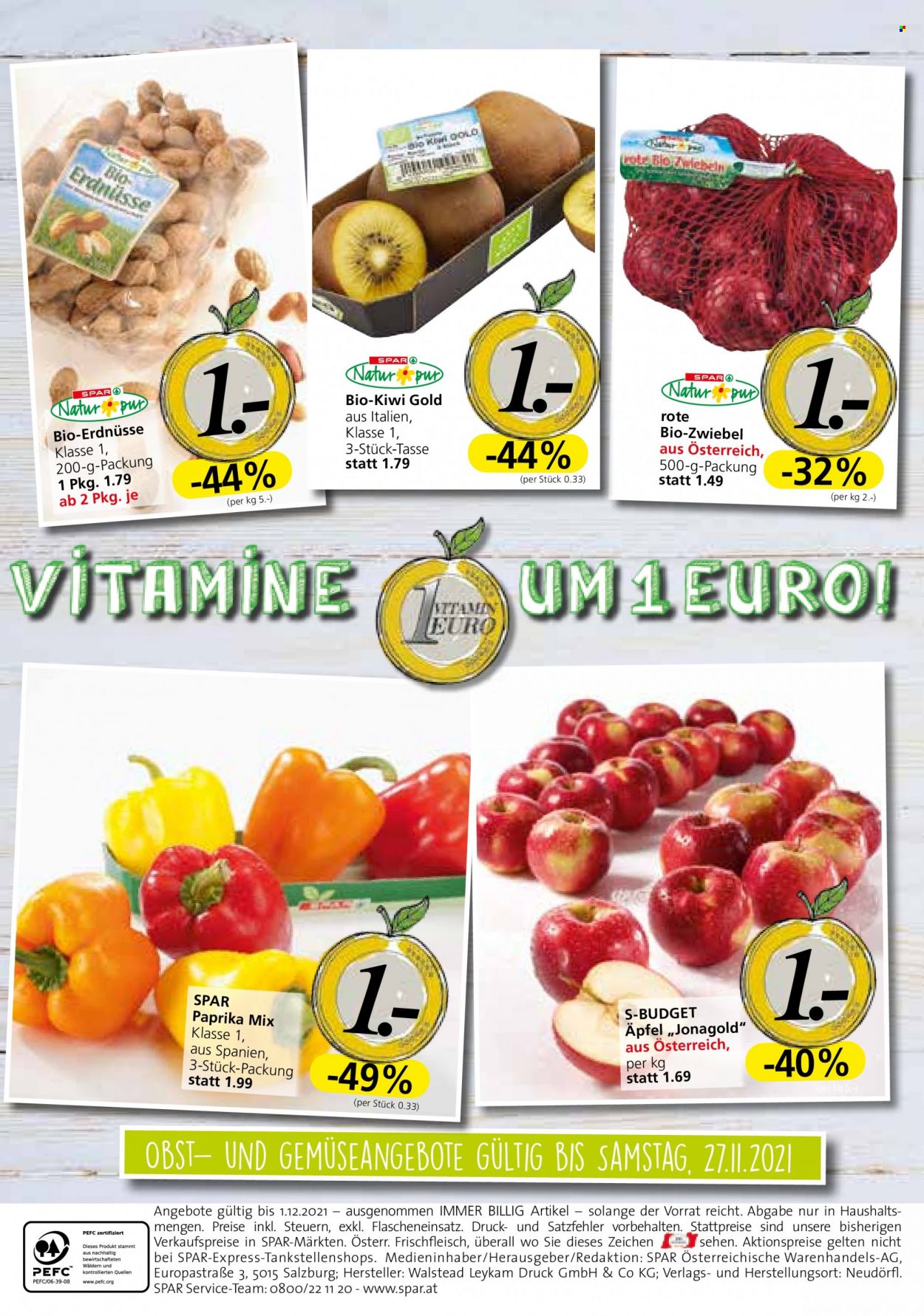 Angebote INTERSPAR - 25.11.2021 - 1.12.2021. Seite 20