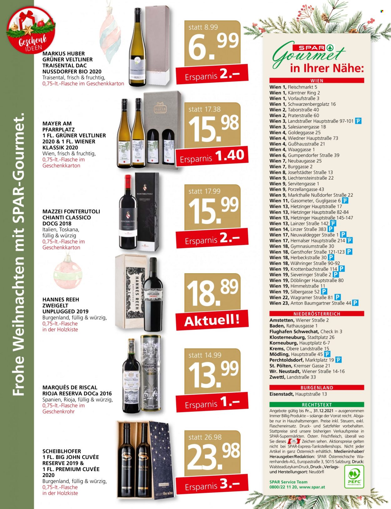 Angebote SPAR - 25.11.2021 - 31.12.2021. Seite 8