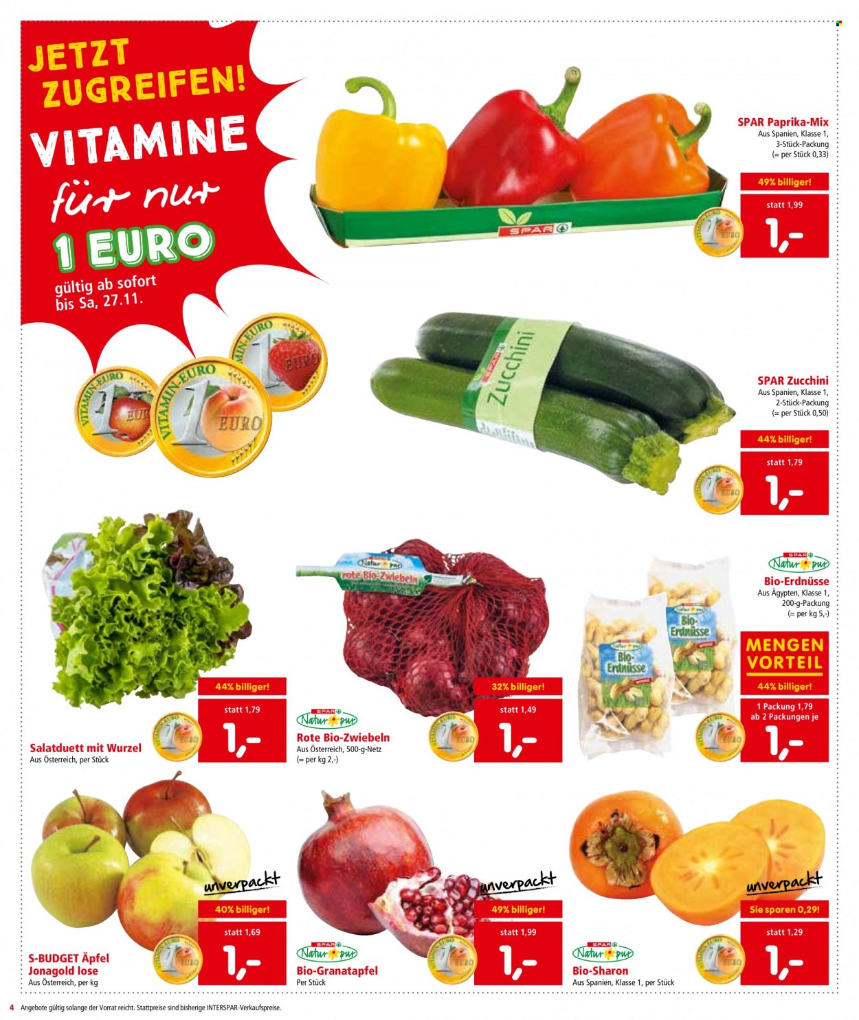 Angebote INTERSPAR - 25.11.2021 - 1.12.2021. Seite 4