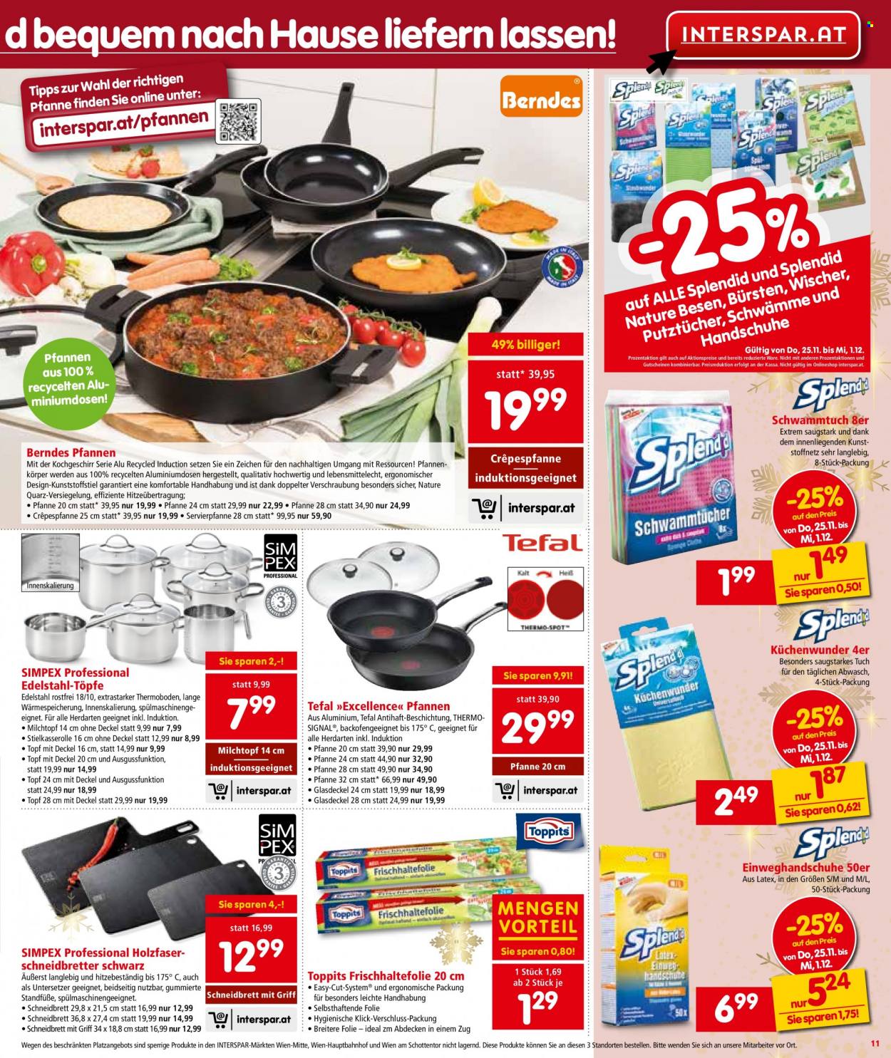 Angebote INTERSPAR - 25.11.2021 - 1.12.2021. Seite 11