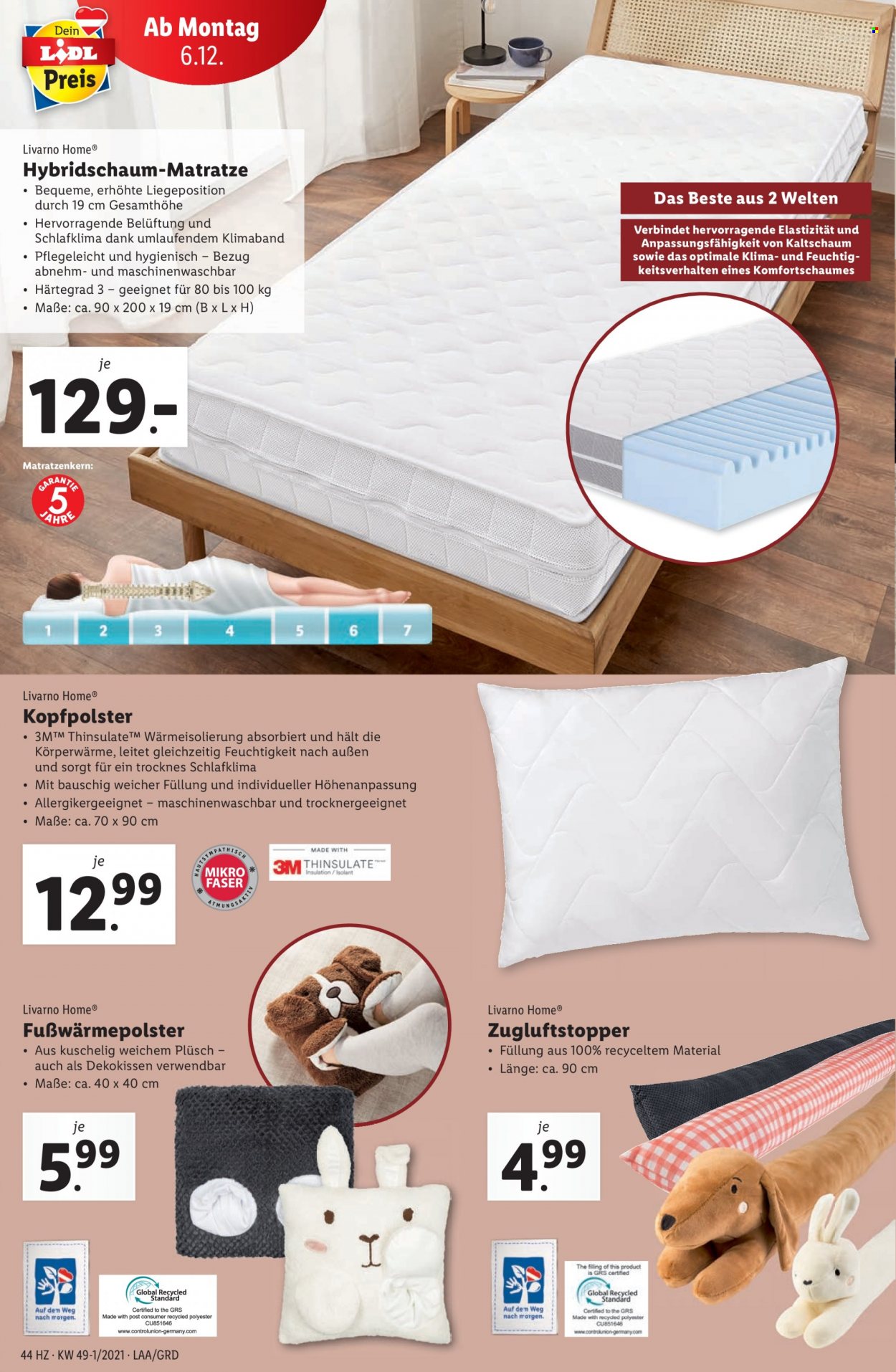 Angebote Lidl - 2.12.2021 - 8.12.2021. Seite 44