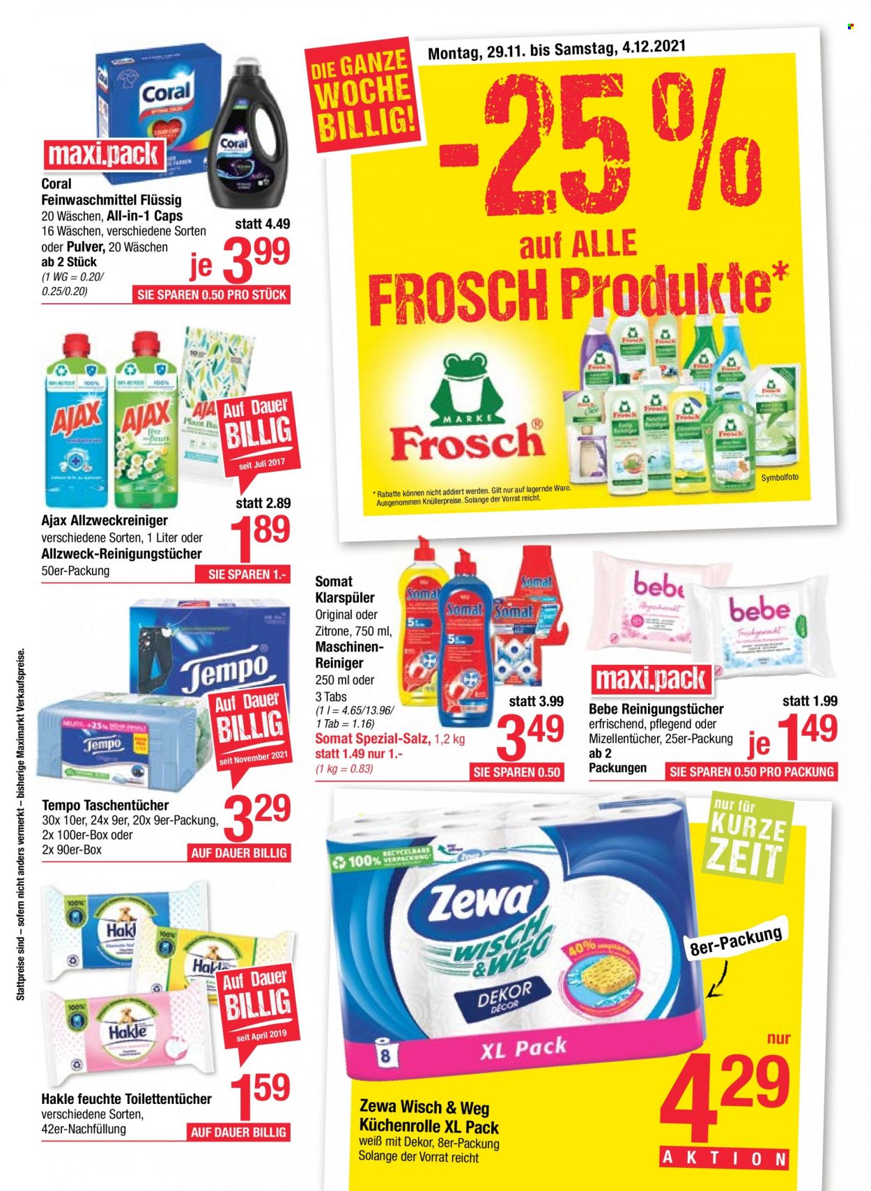 Angebote Maximarkt - 29.11.2021 - 4.12.2021. Seite 16