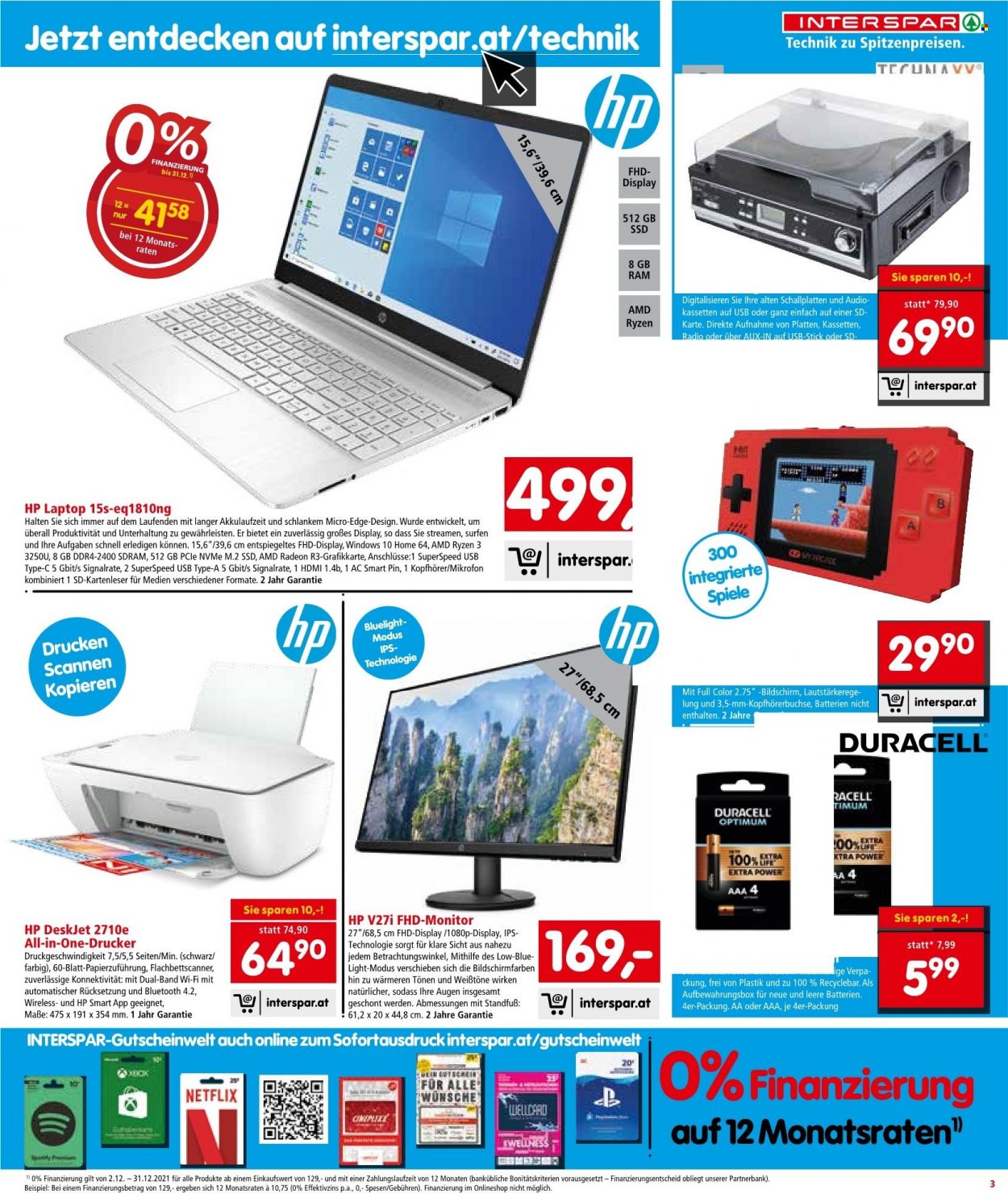 Angebote INTERSPAR - 2.12.2021 - 24.12.2021. Seite 3