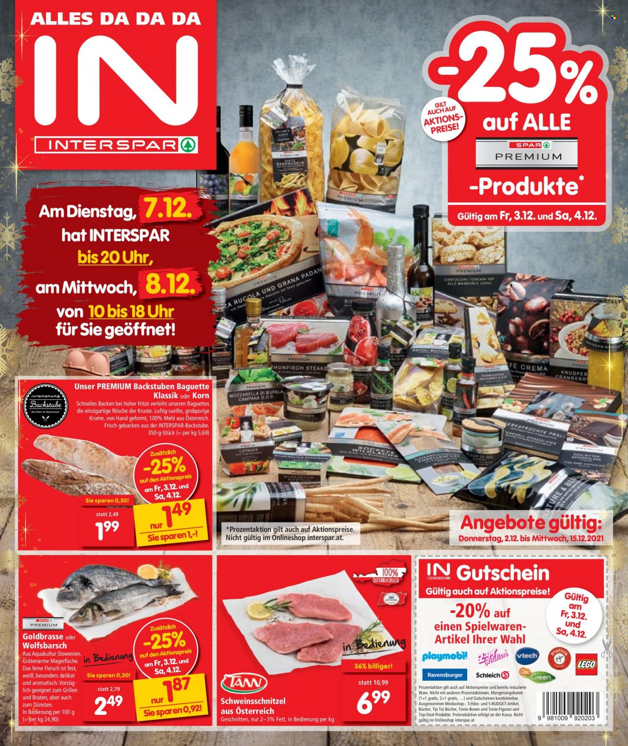 Angebote INTERSPAR - 2.12.2021 - 15.12.2021. Seite 1
