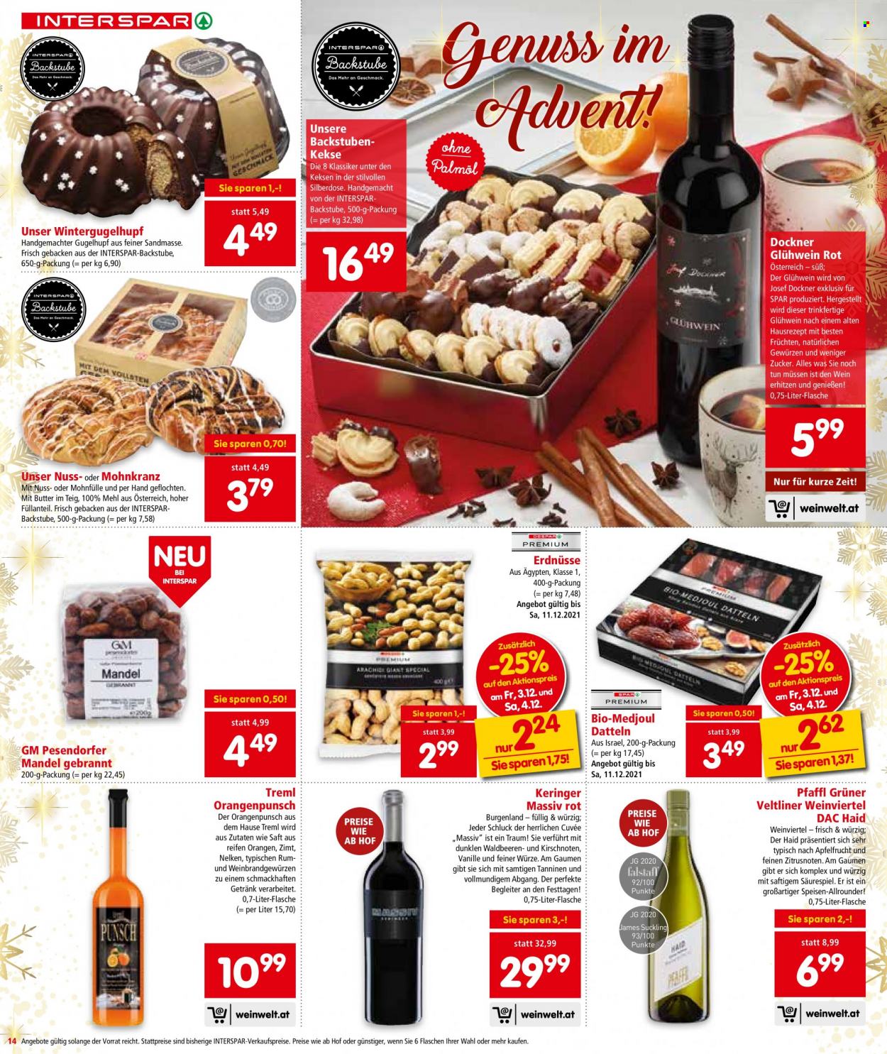 Angebote INTERSPAR - 2.12.2021 - 15.12.2021. Seite 14