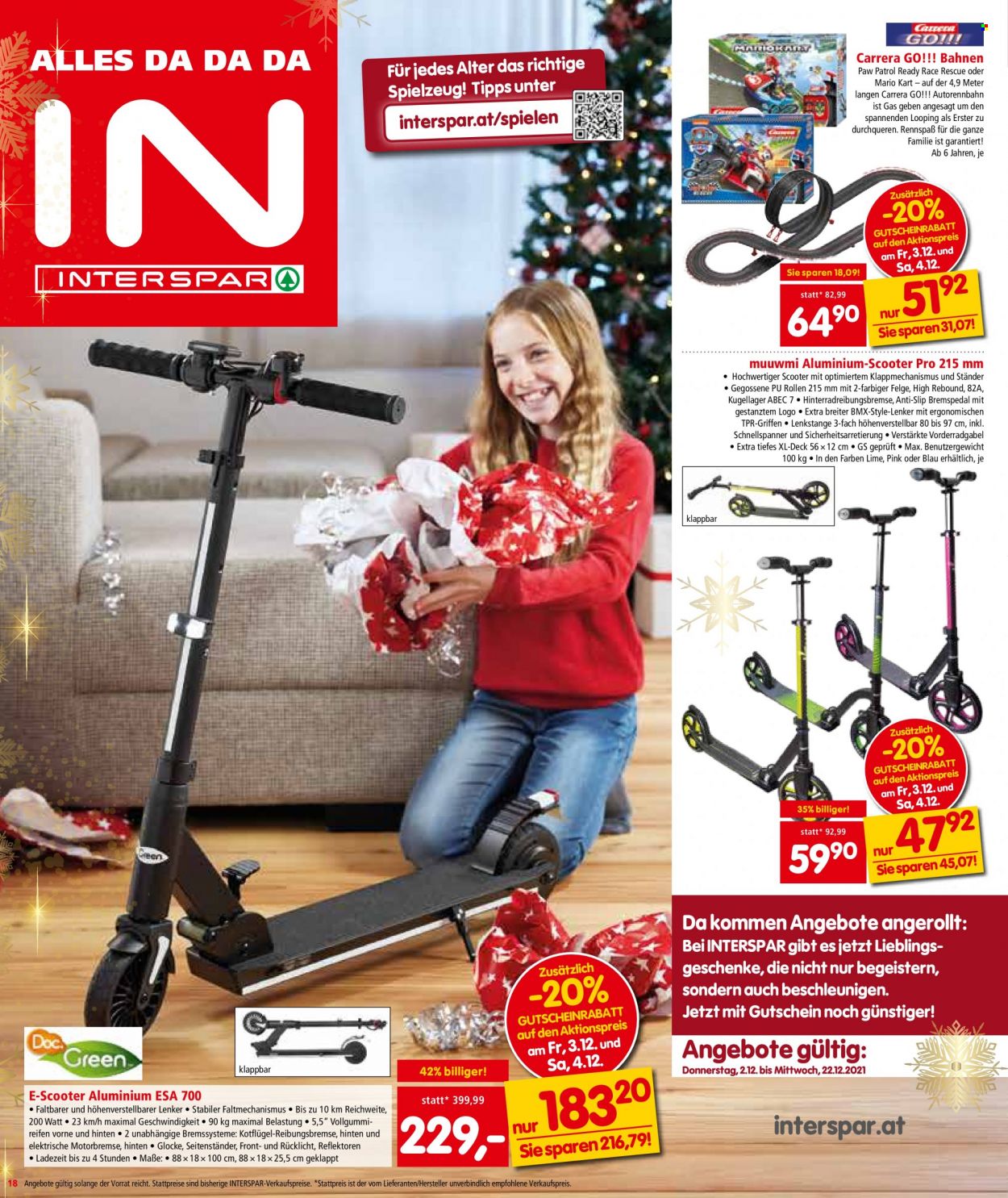 Angebote INTERSPAR - 2.12.2021 - 15.12.2021. Seite 18