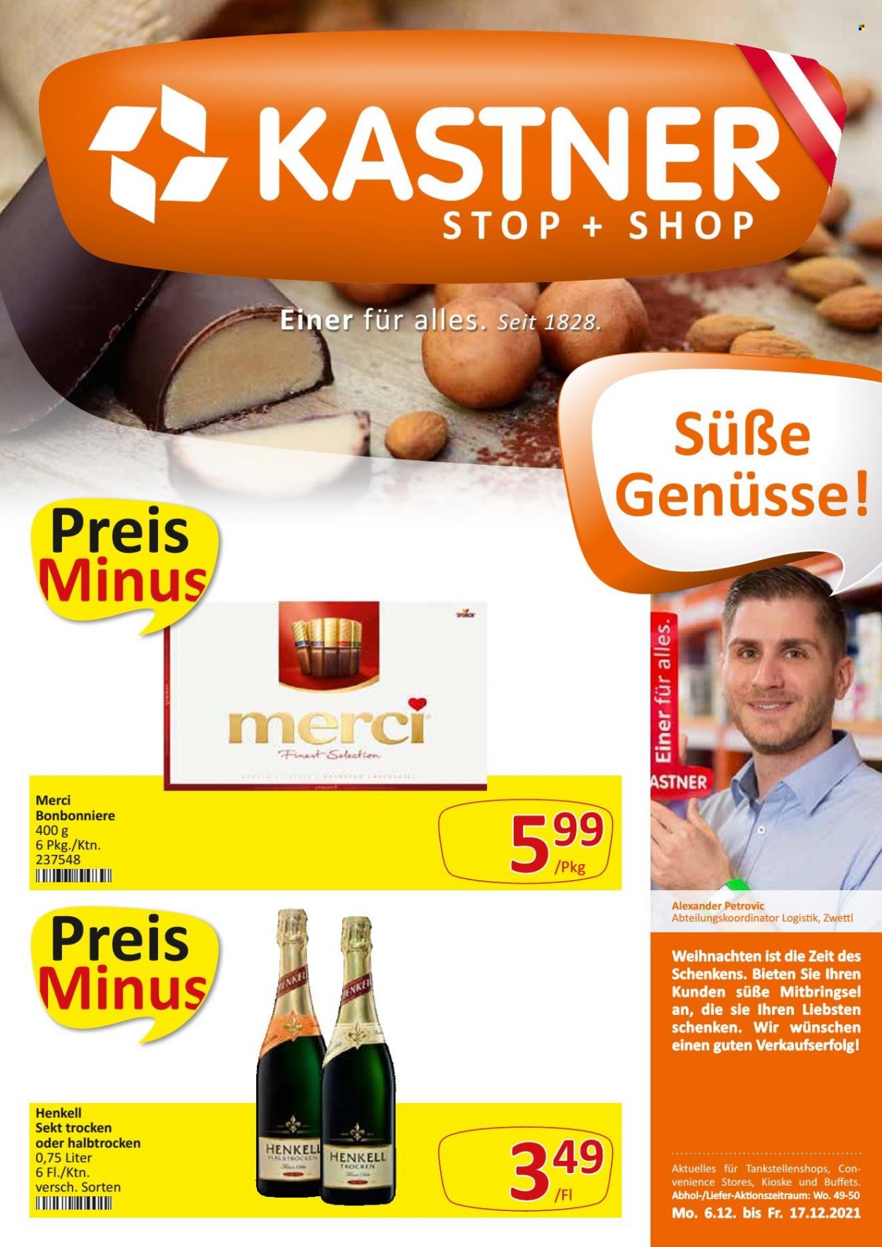 Angebote KASTNER - 6.12.2021 - 17.12.2021. Seite 1