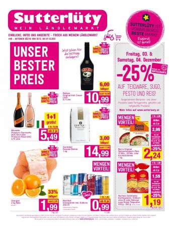 Angebote Sutterlüty - 2.12.2021 - 7.12.2021.