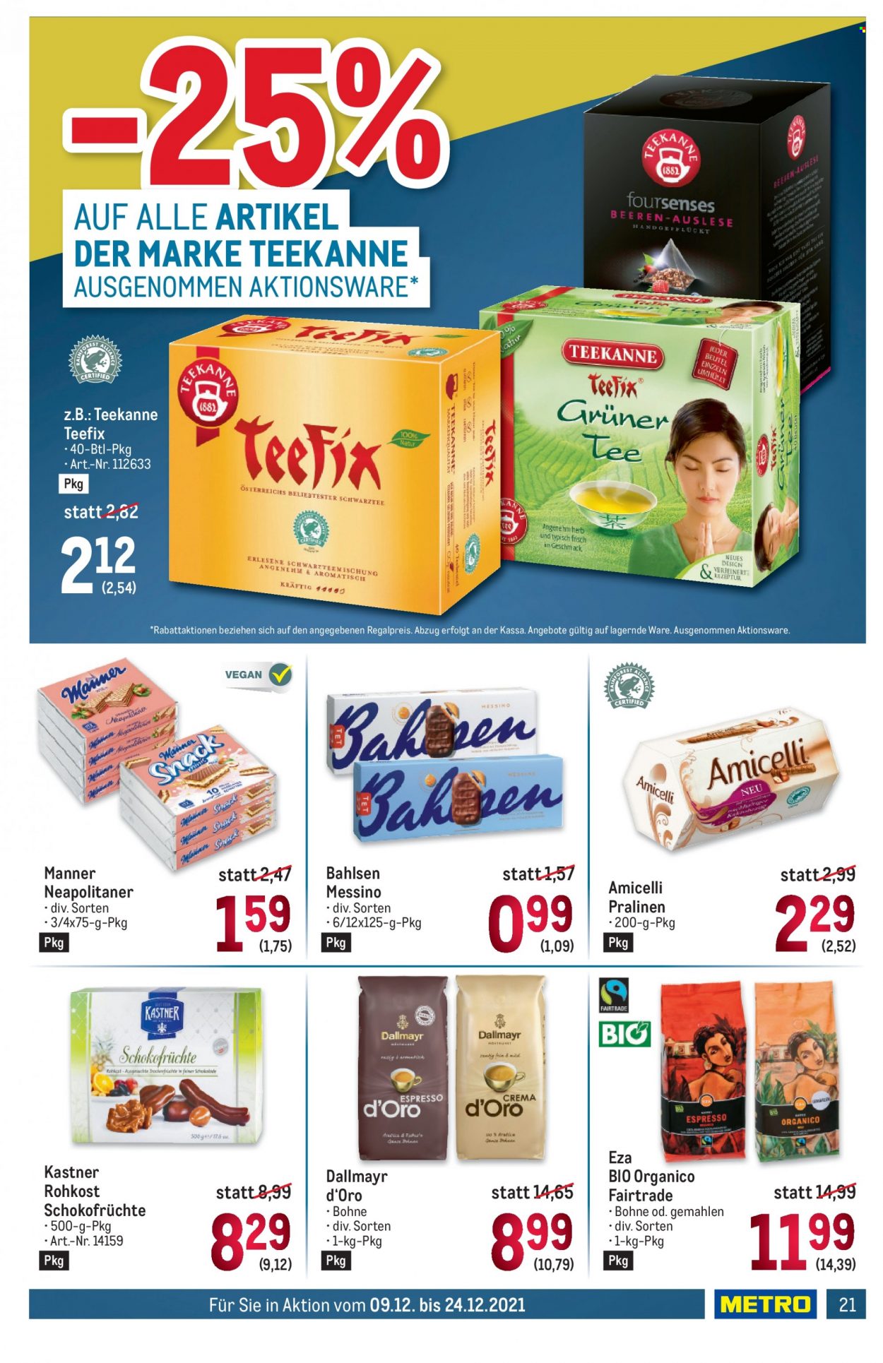 Angebote Metro - 9.12.2021 - 24.12.2021. Seite 21