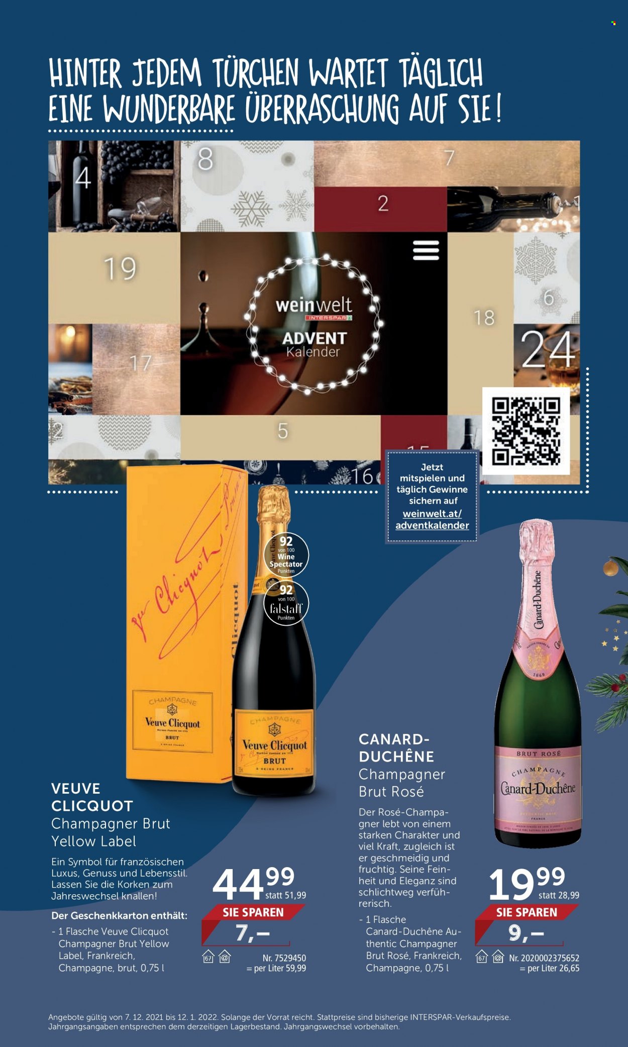 Angebote INTERSPAR - 7.12.2021 - 12.1.2022. Seite 18