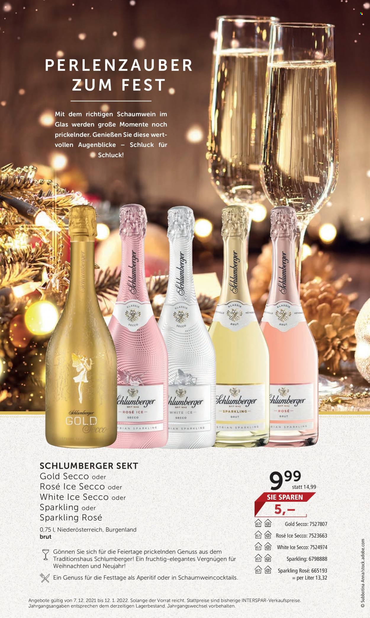 Angebote INTERSPAR - 7.12.2021 - 12.1.2022. Seite 22