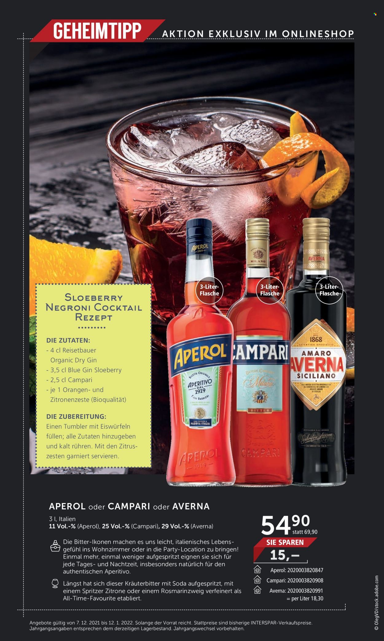 Angebote INTERSPAR - 7.12.2021 - 12.1.2022. Seite 24