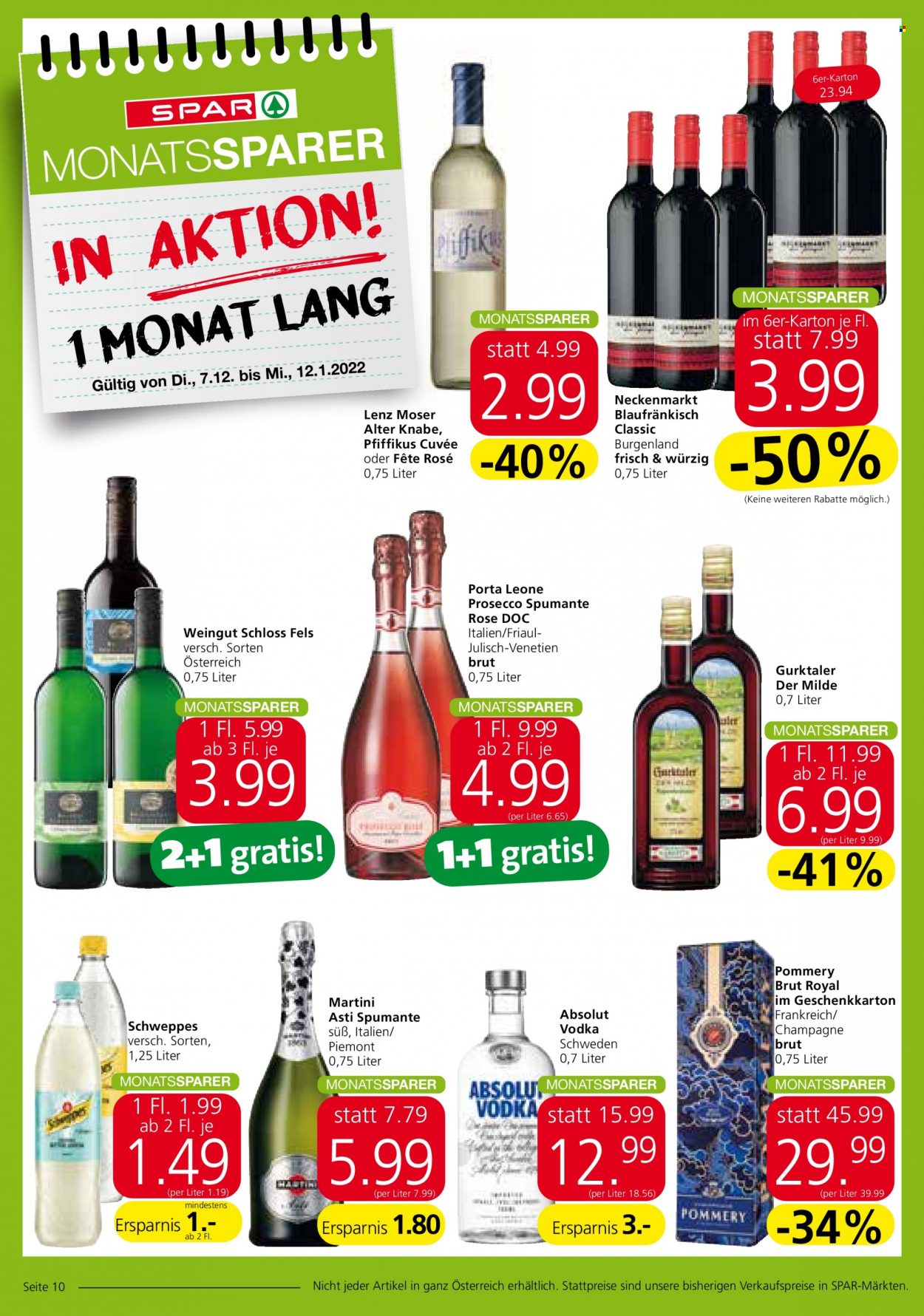 Angebote EUROSPAR - 7.12.2021 - 15.12.2021. Seite 10